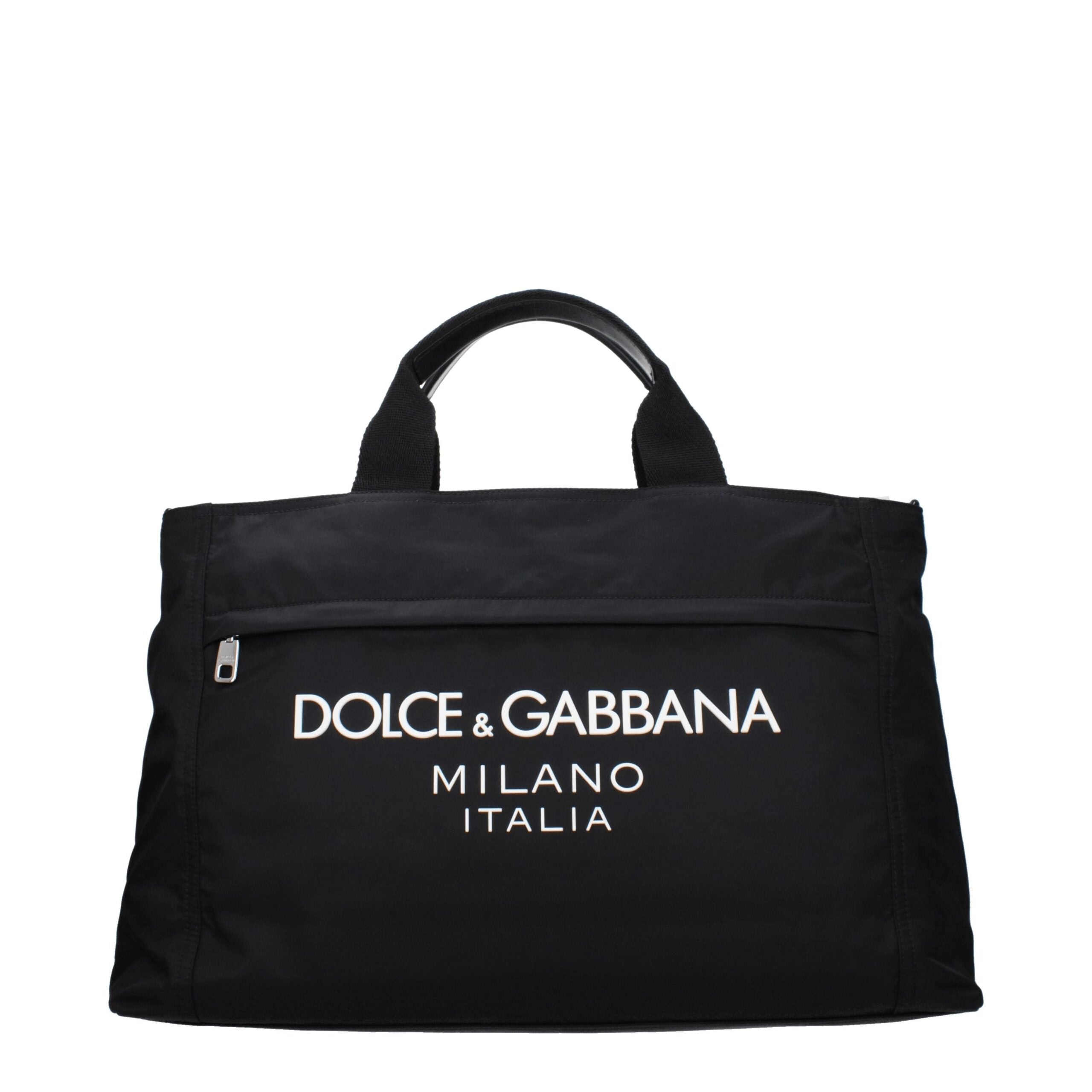 Dolce & Gabbana Black Fabric Luggage And Travel
