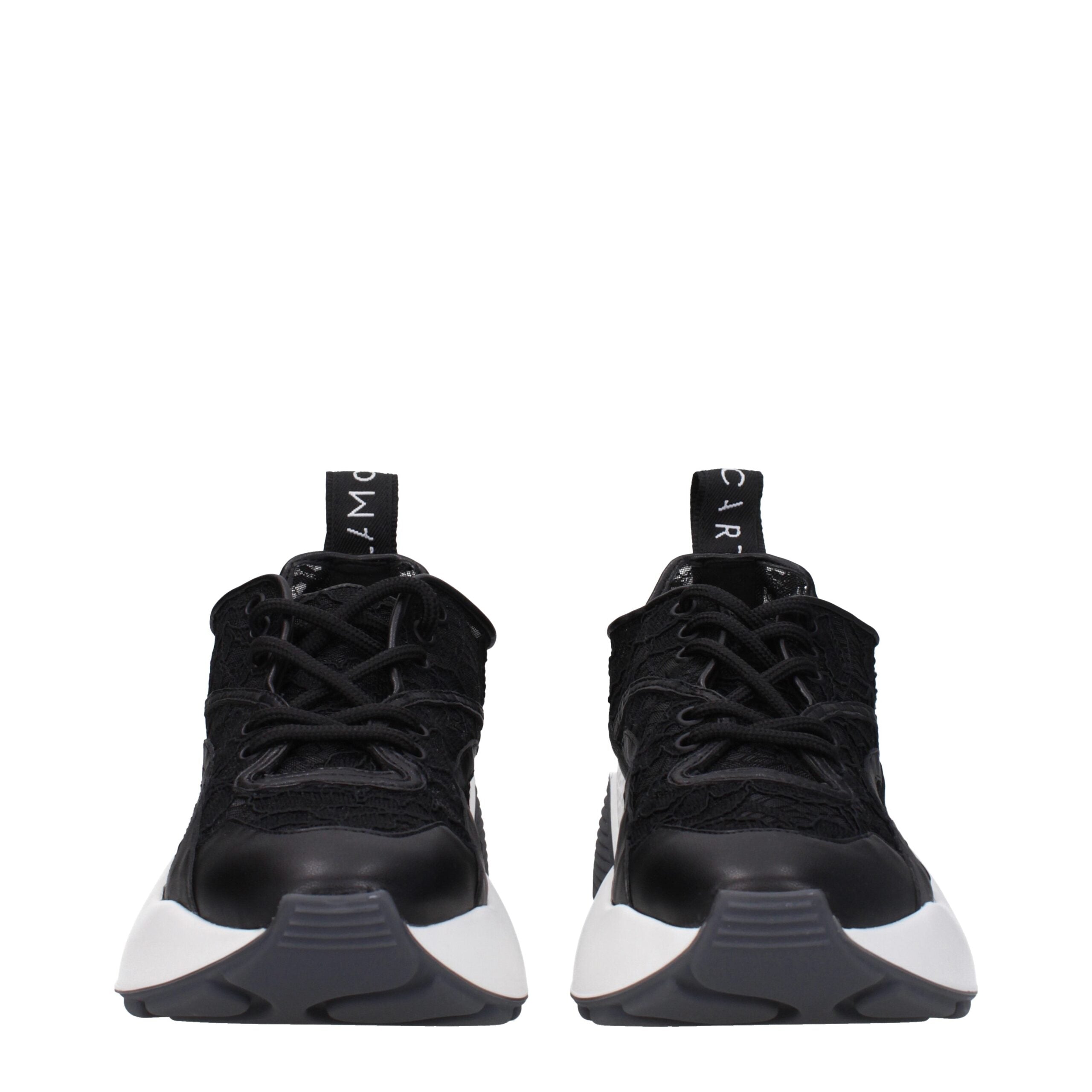 Stella McCartney Black Fabric Chunky Sneakers