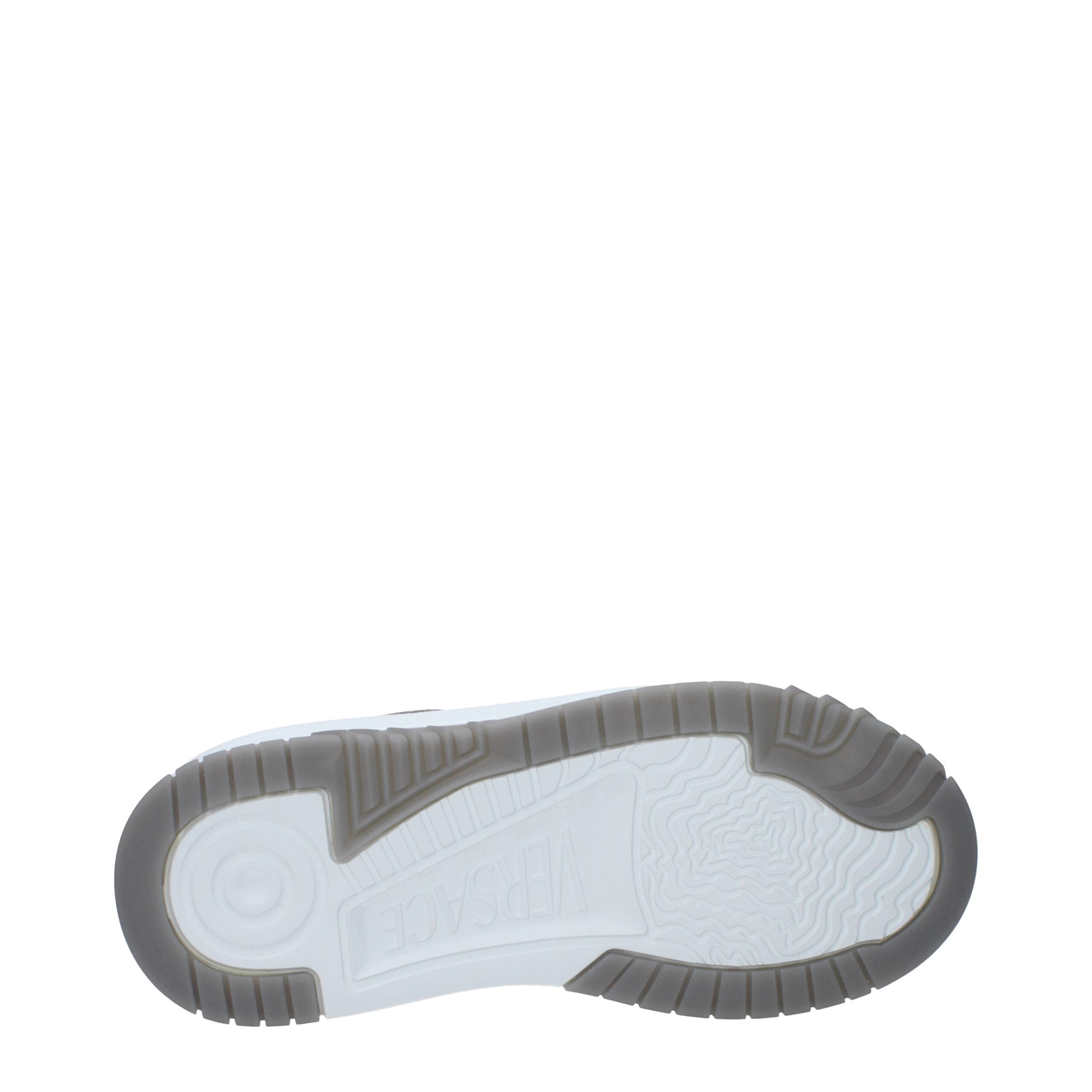 حذاء رياضي من الجلد باللون الأبيض من فيرساتشي