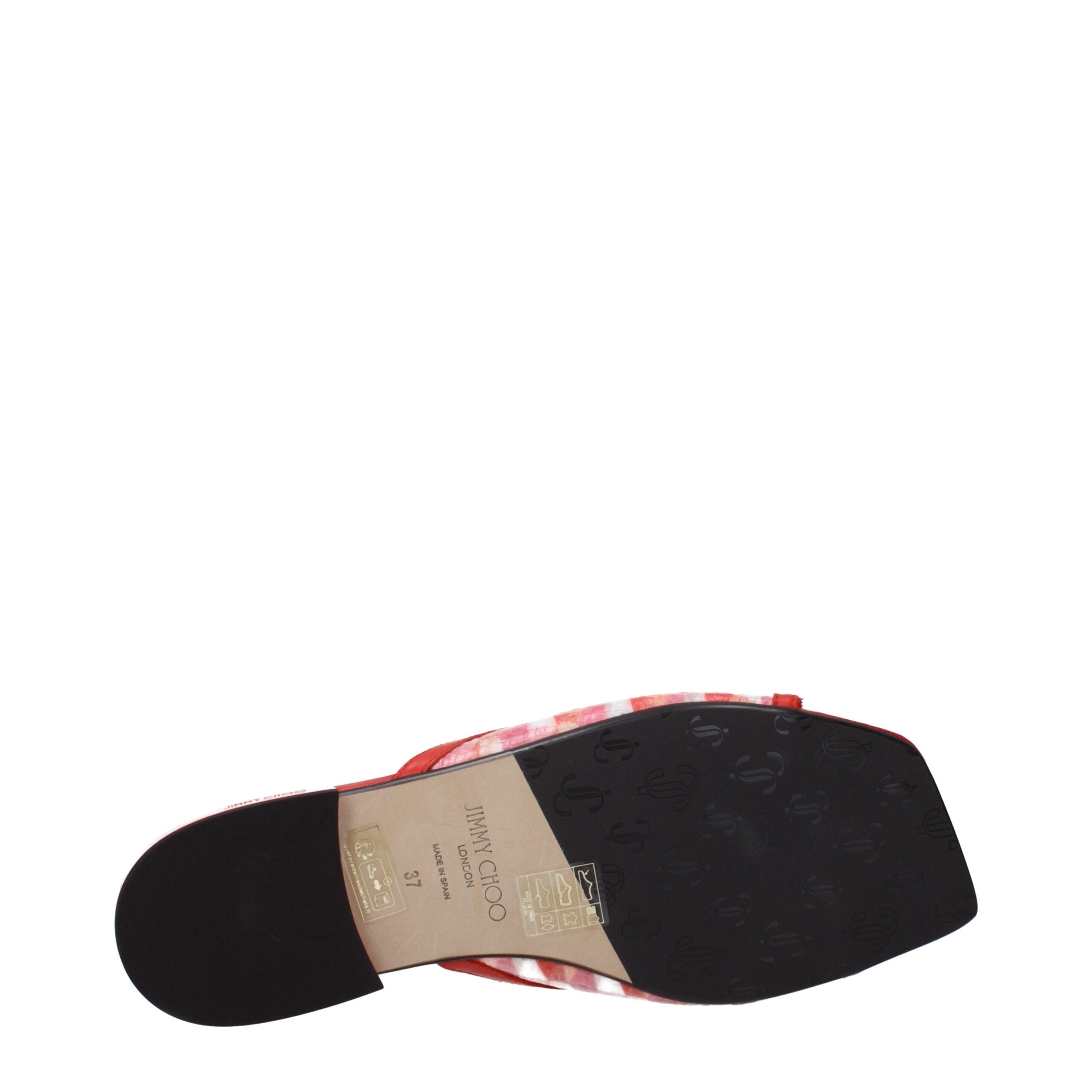 نعال قماشية برتقالية من جيمي تشو