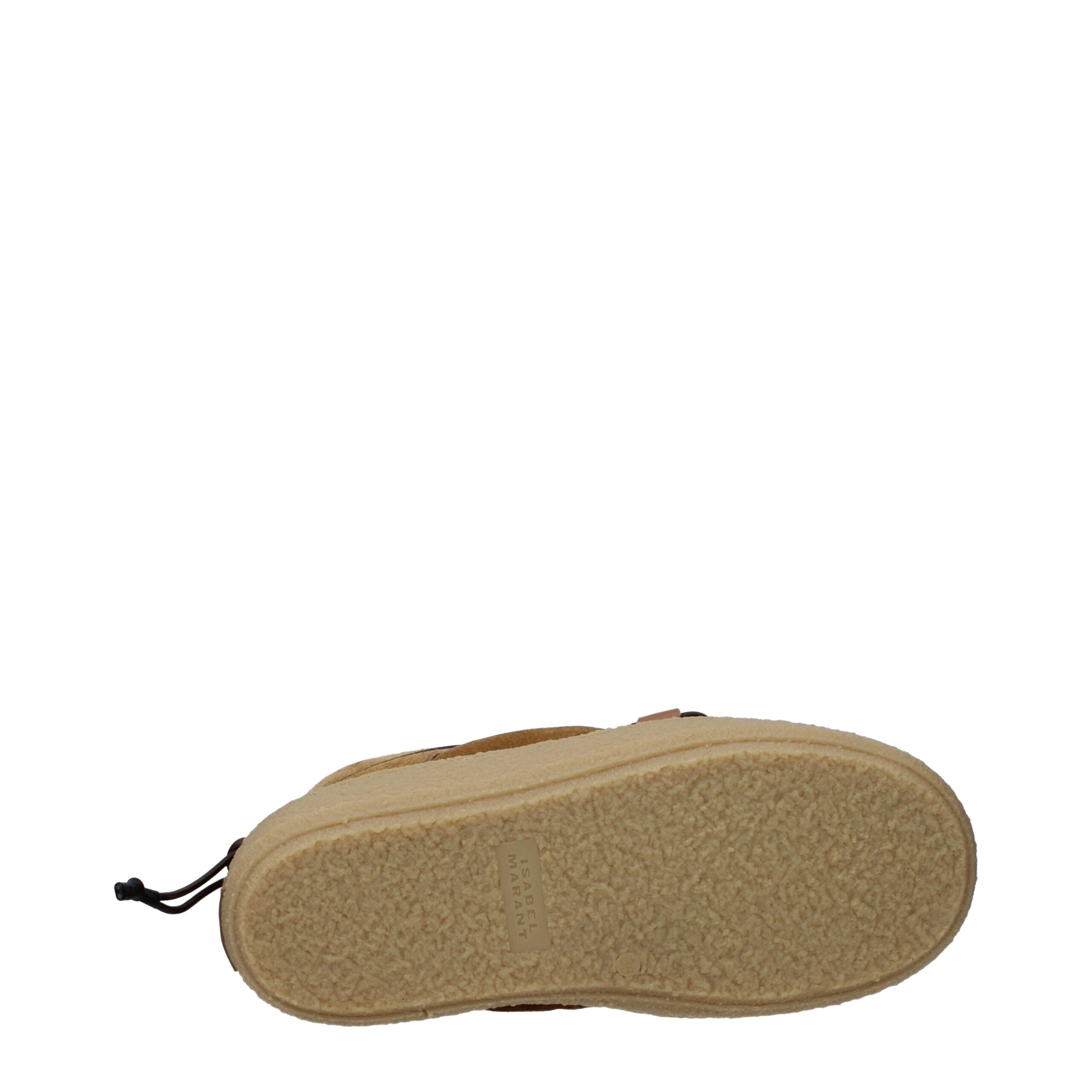 حذاء كاحل من الجلد البني من إيزابيل مارانت