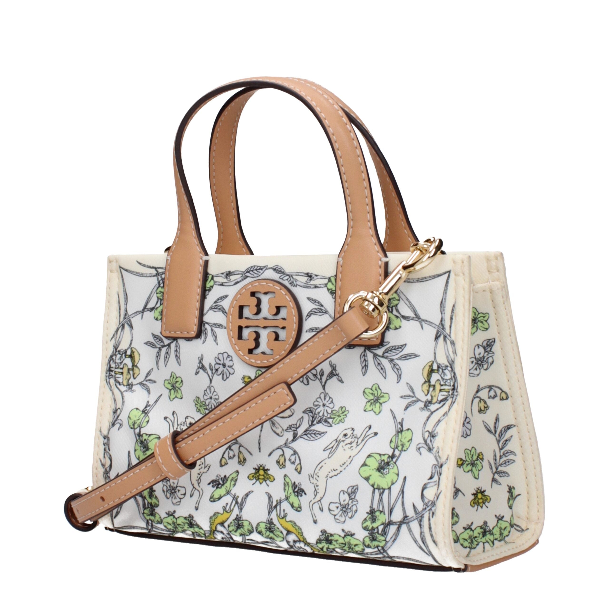 Tory Burch Beige Fabric Handbag
