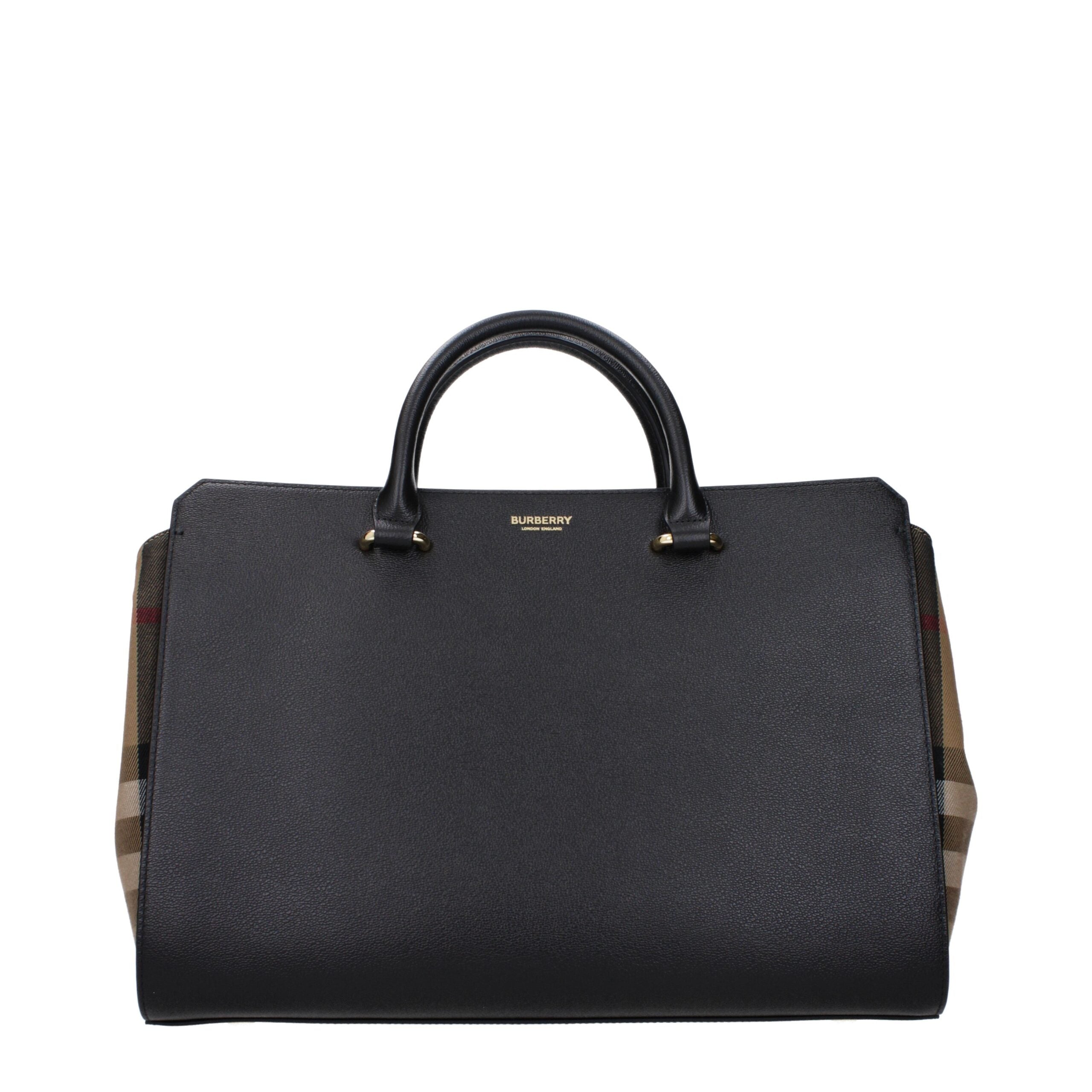 Burberry Black Leather Handbag