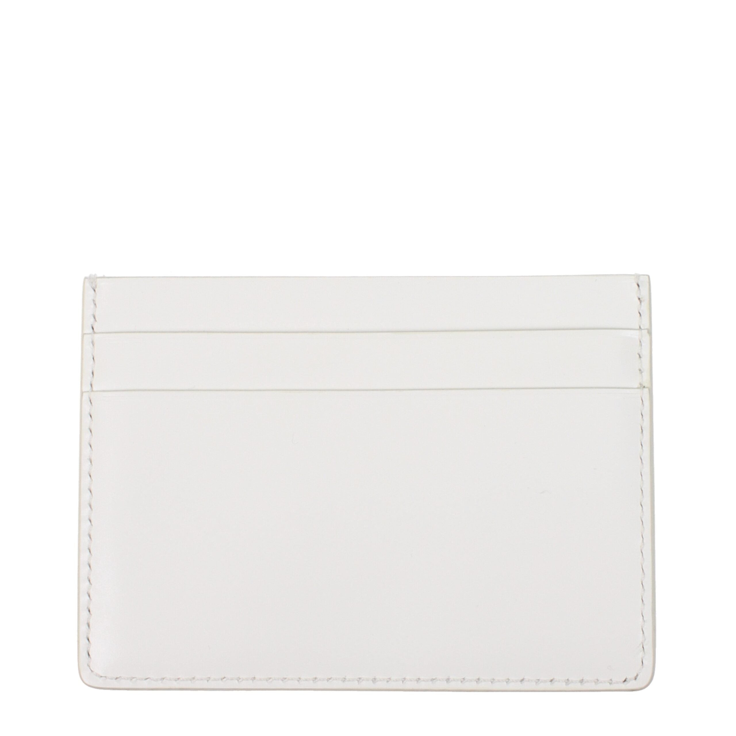 Jil Sander White Leather Cardholder