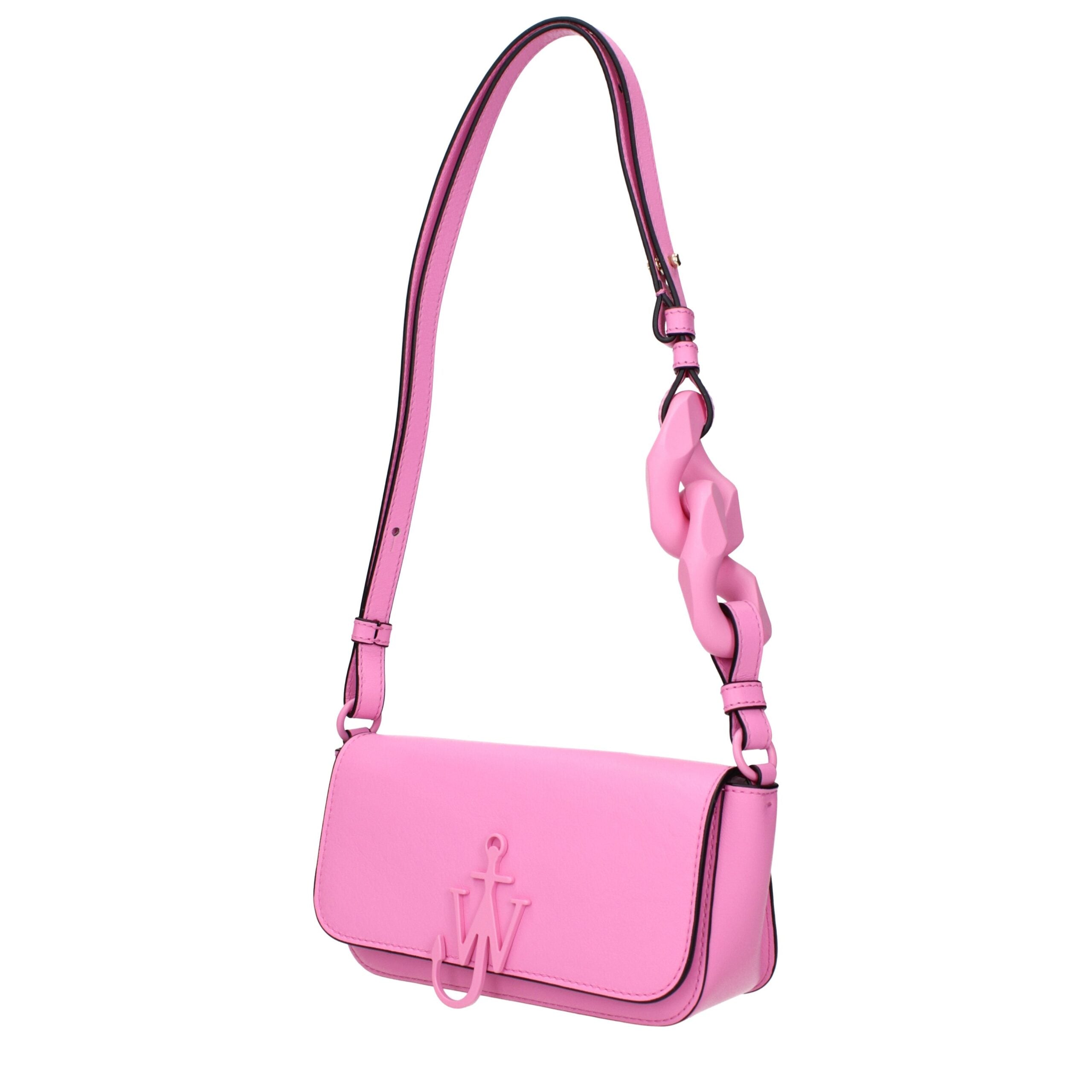 Jw Anderson Pink Leather Shoulder Bag