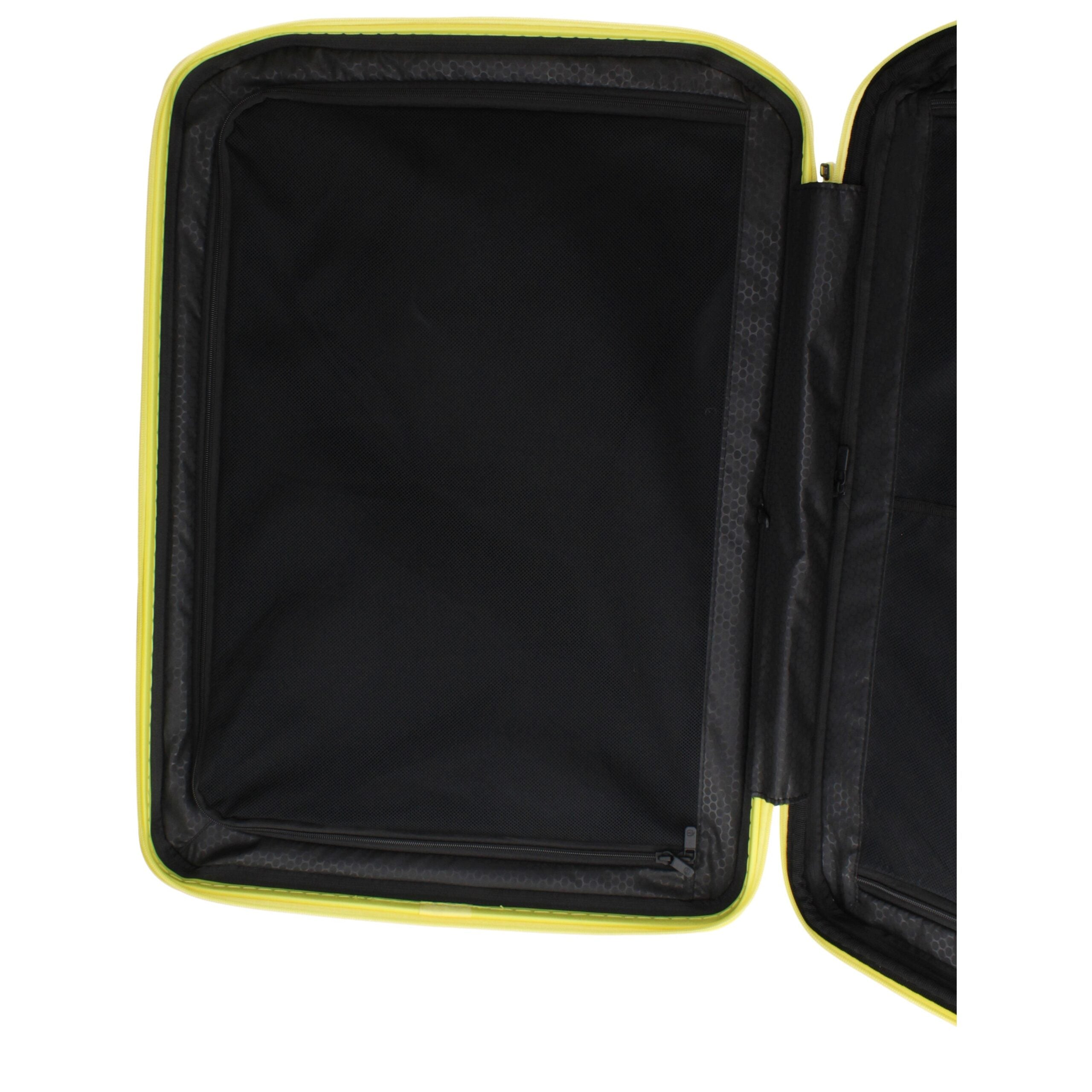 Piquadro Yellow Polycarbonate Luggage And Travel