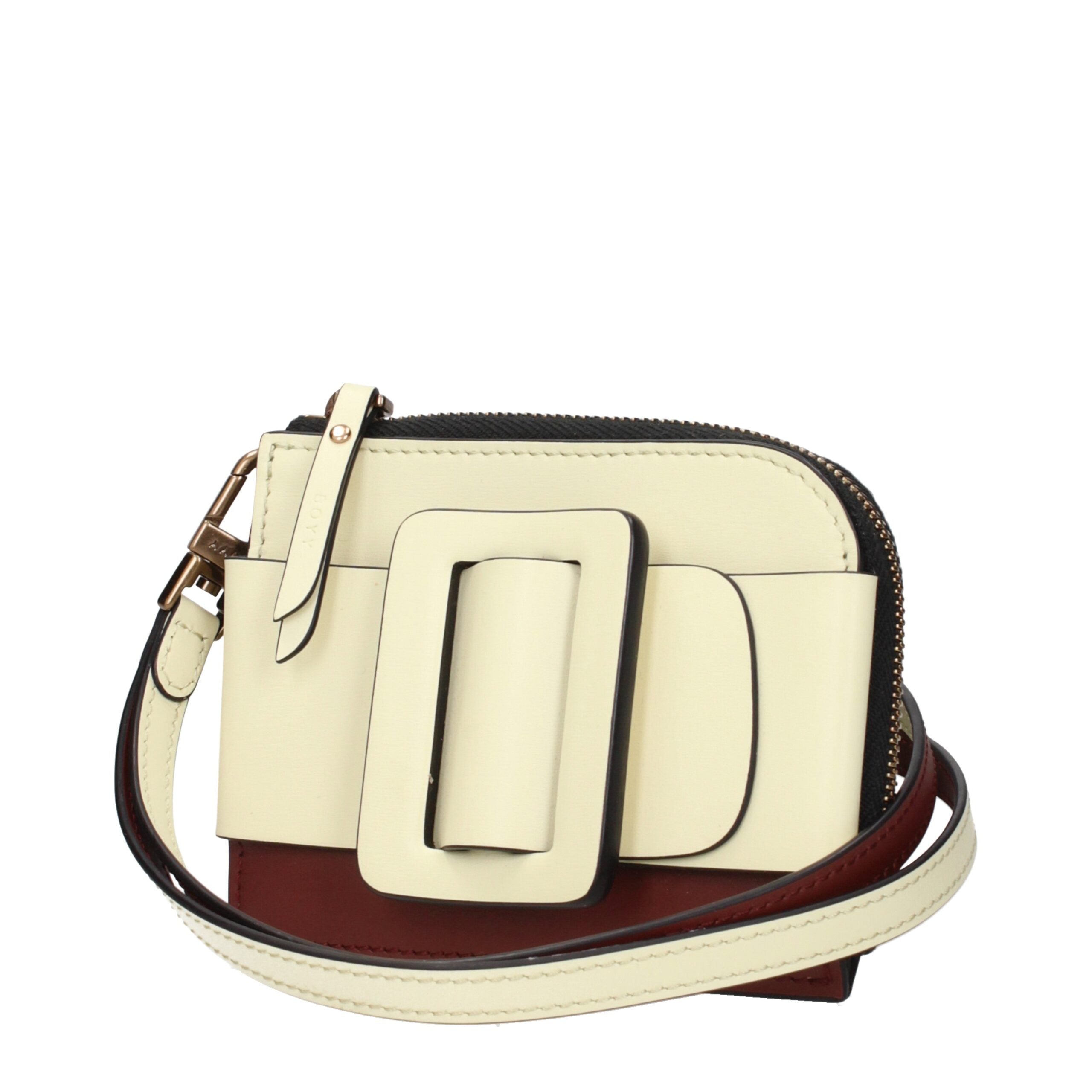 Boyy Beige Leather Cardholder - Luxe Marca