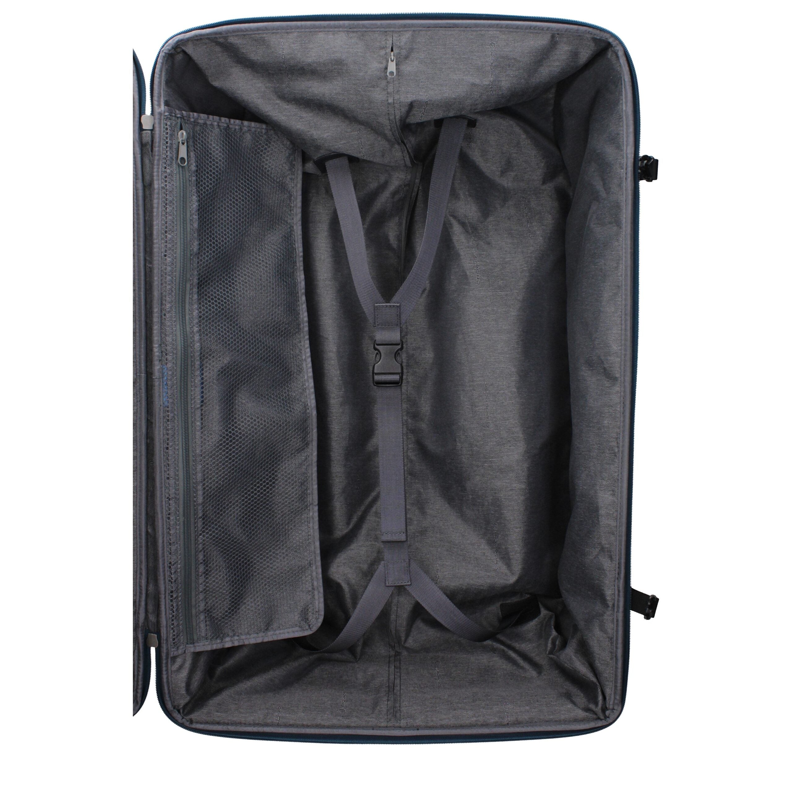 Piquadro Blue Fabric Luggage And Travel