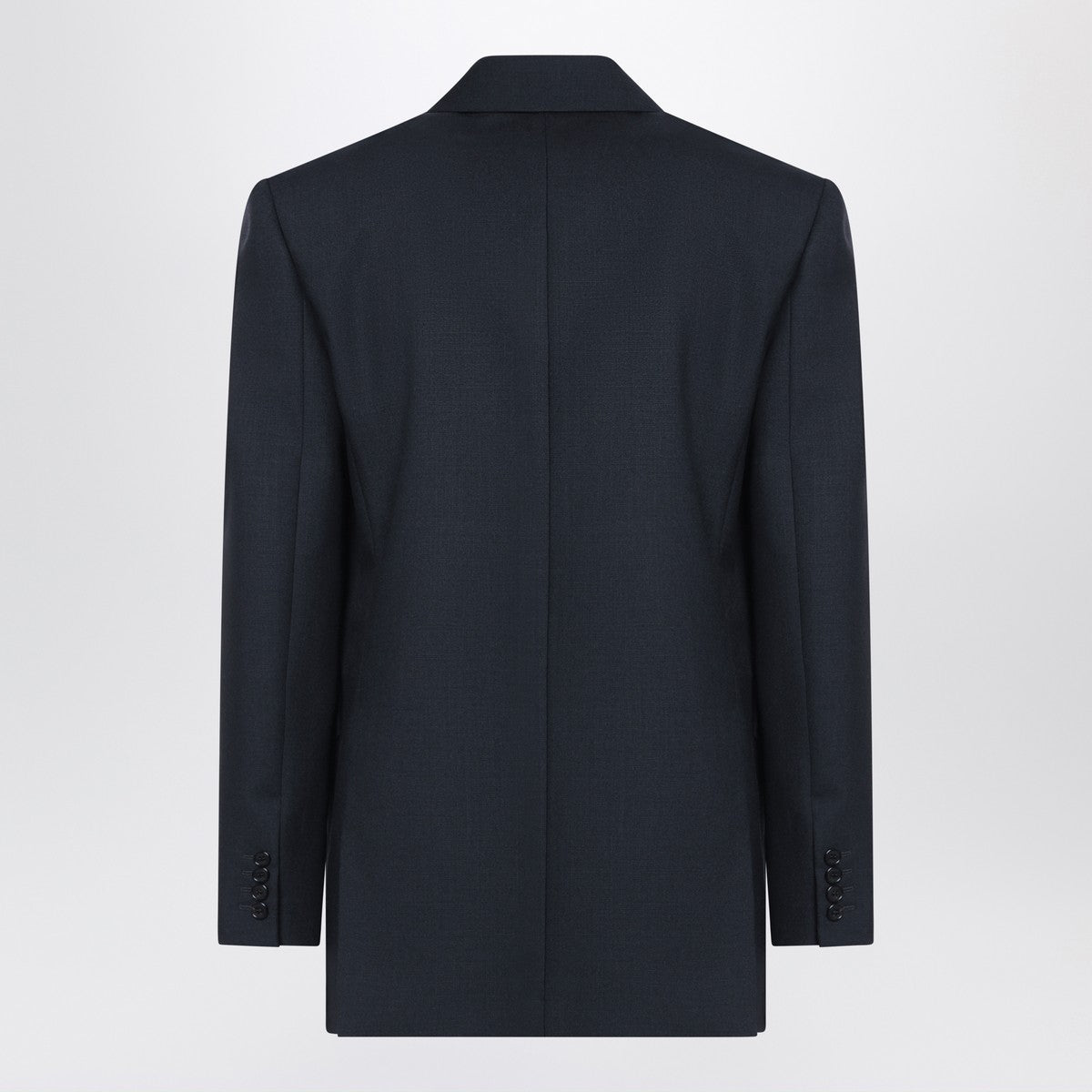 Saint Laurent Saint Laurent Double-breasted navy blue wool jacket