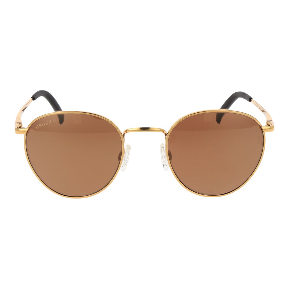 Serengeti Gold Metal Sunglasses - Luxe Marca