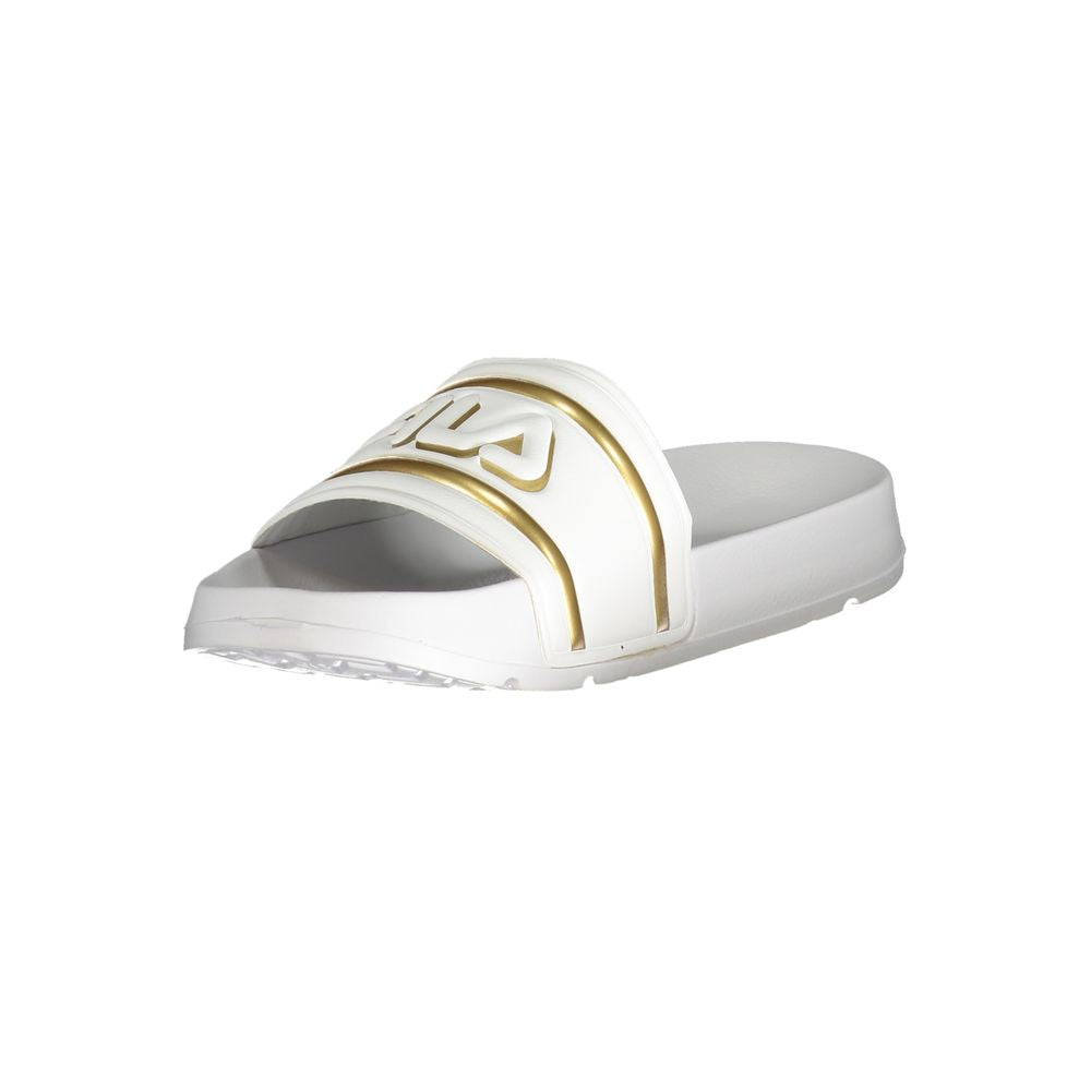Fila White Polyurethane Women's Slipper