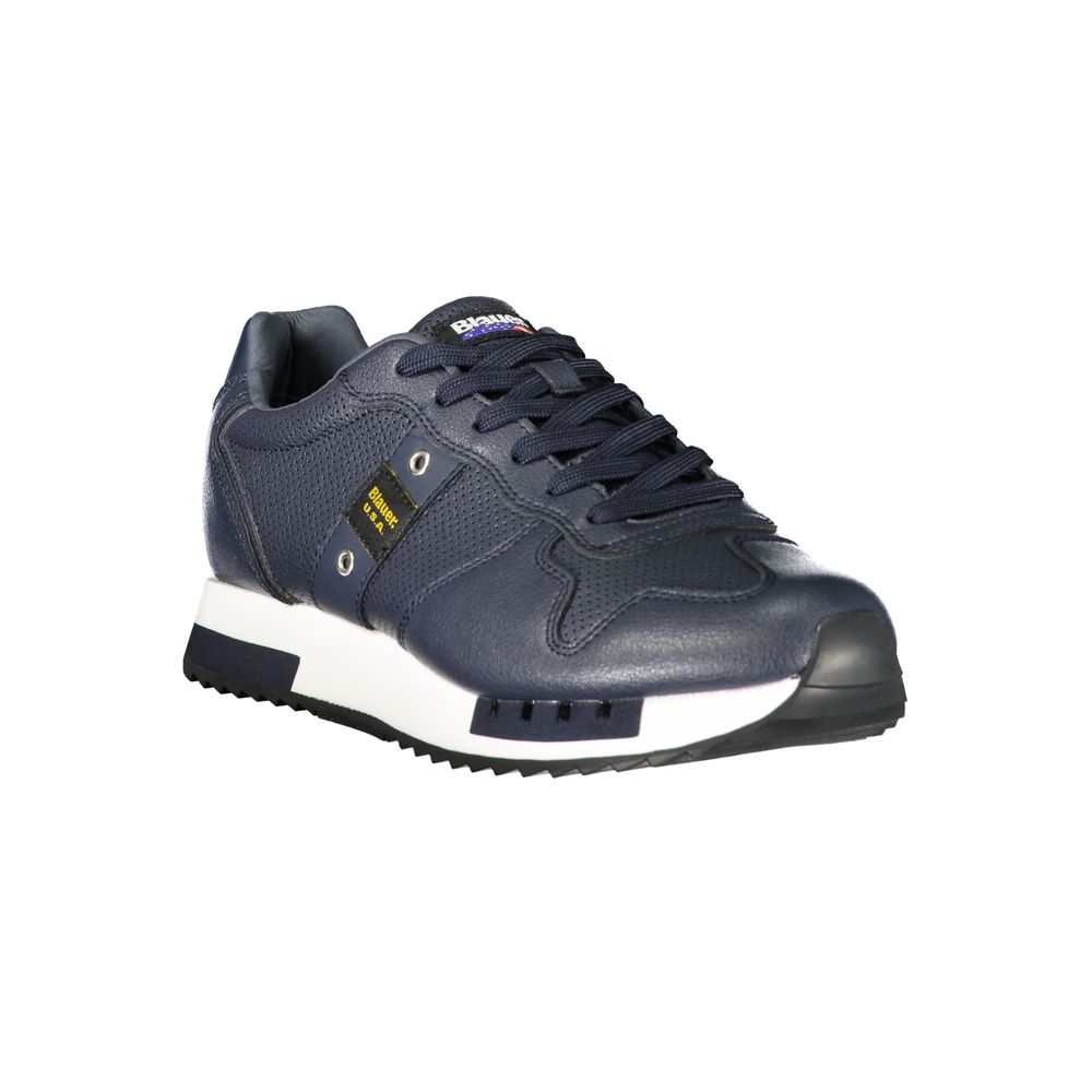 Blauer Blue Polyurethane Men's Sneaker