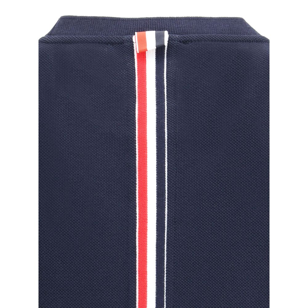 Thom Browne Blue Cotton T-Shirt