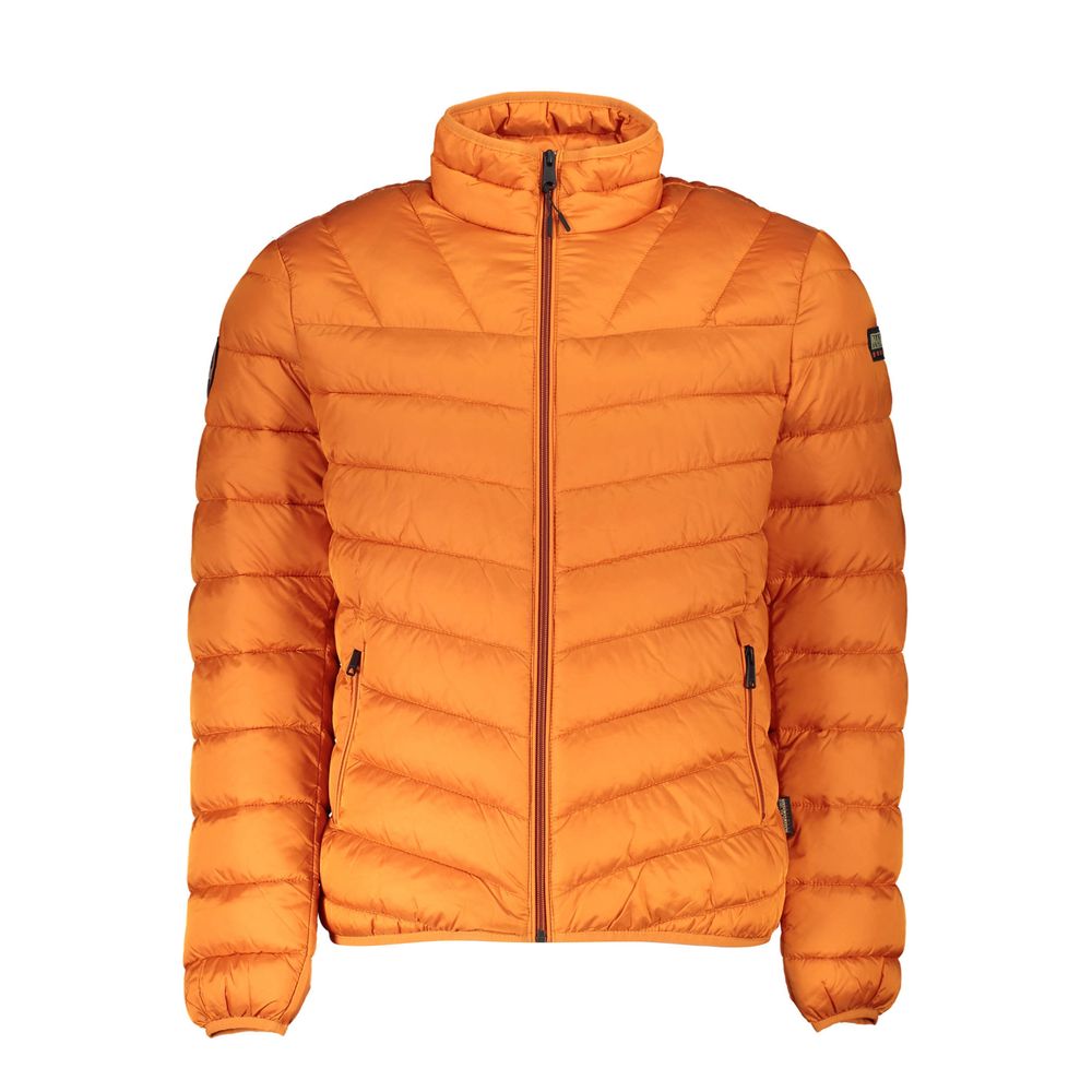 Napapijri Orange Polyamide Men's Jacket