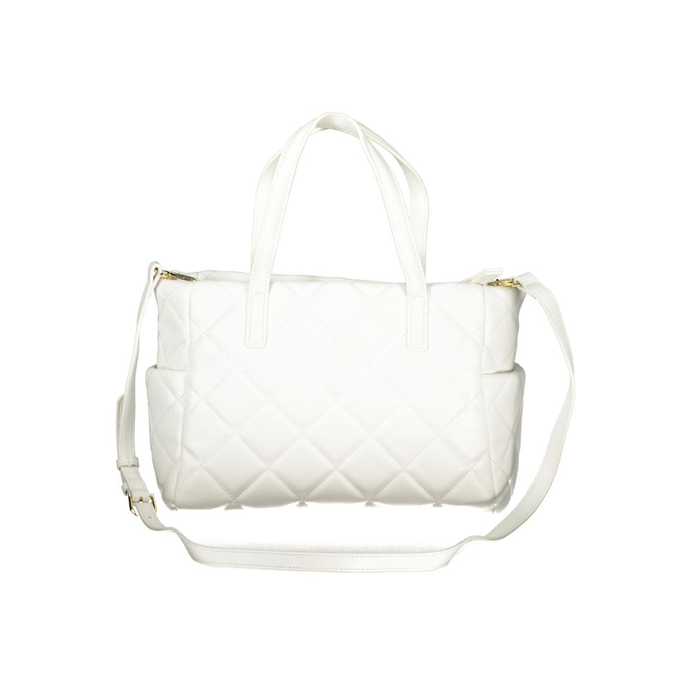 Mario Valentino White Polyethylene Handbag