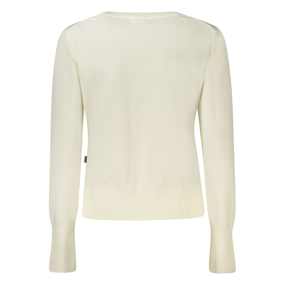 Guess Jeans Bianco Poliestere Womens Sweater