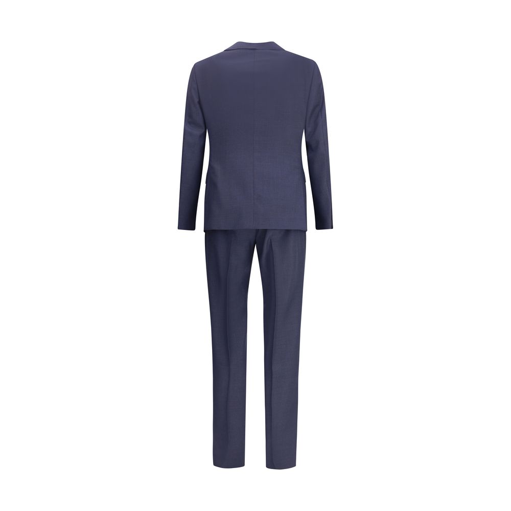 ZEGNA Blue Wool Two-Piece Suit