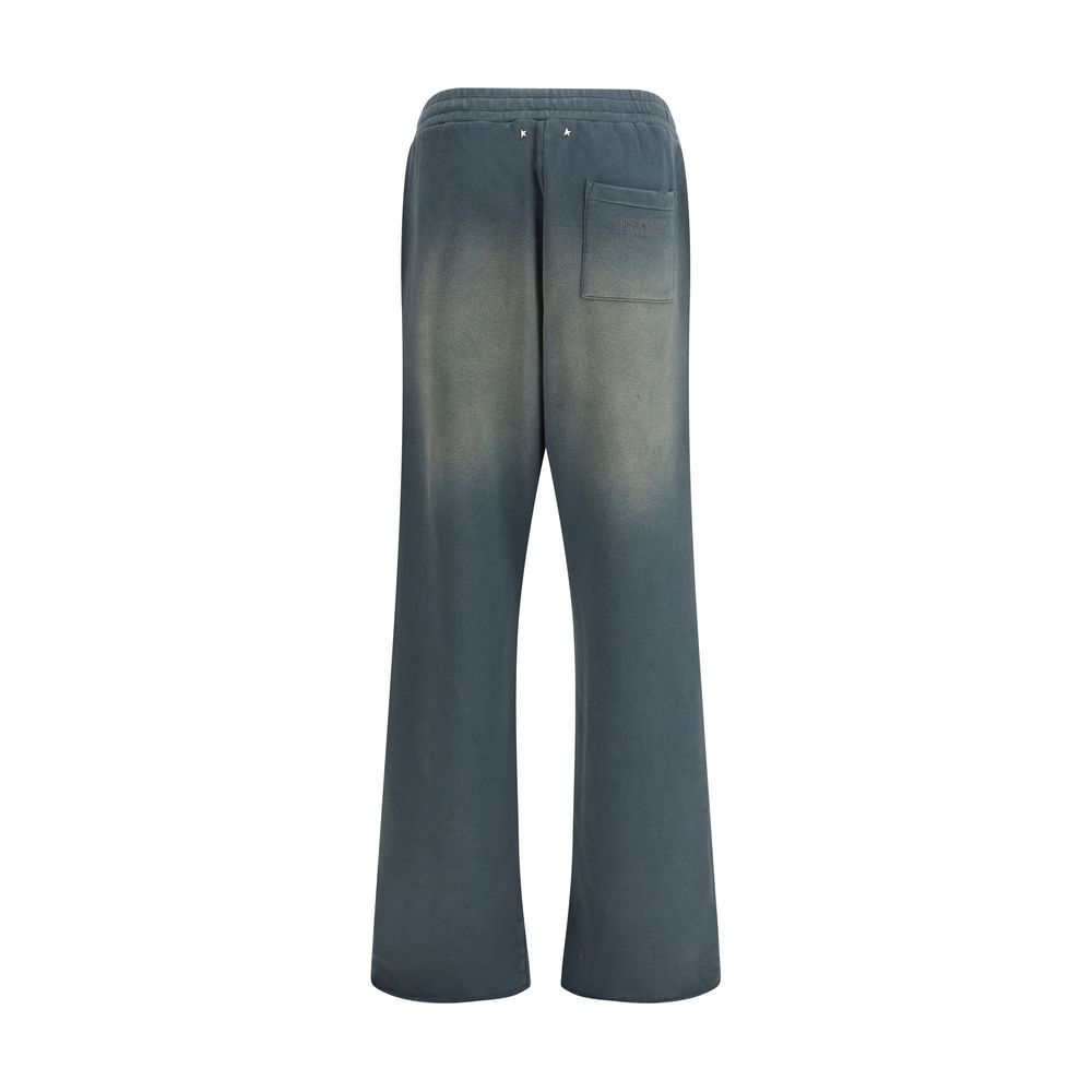 Golden Goose Blue Cotton Casual Pants - Luxe Marca