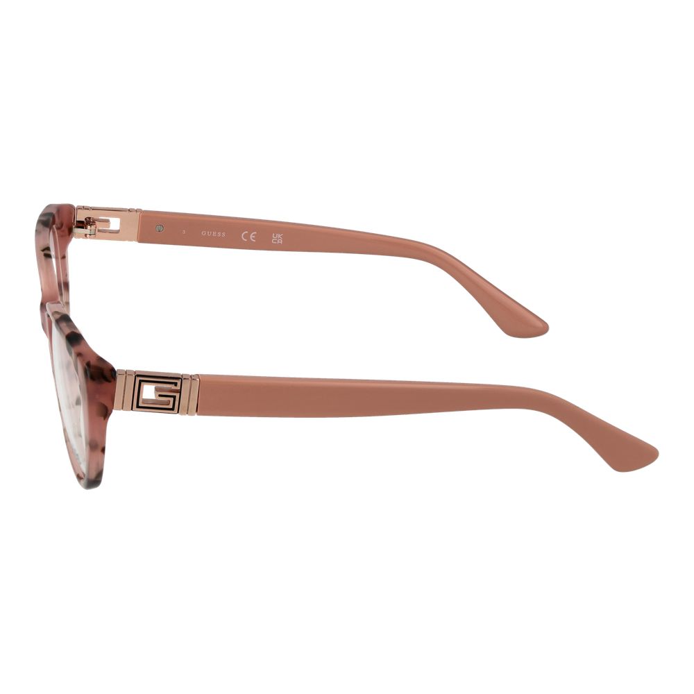 إطارات نظارات نسائية باللون الوردي من Guess