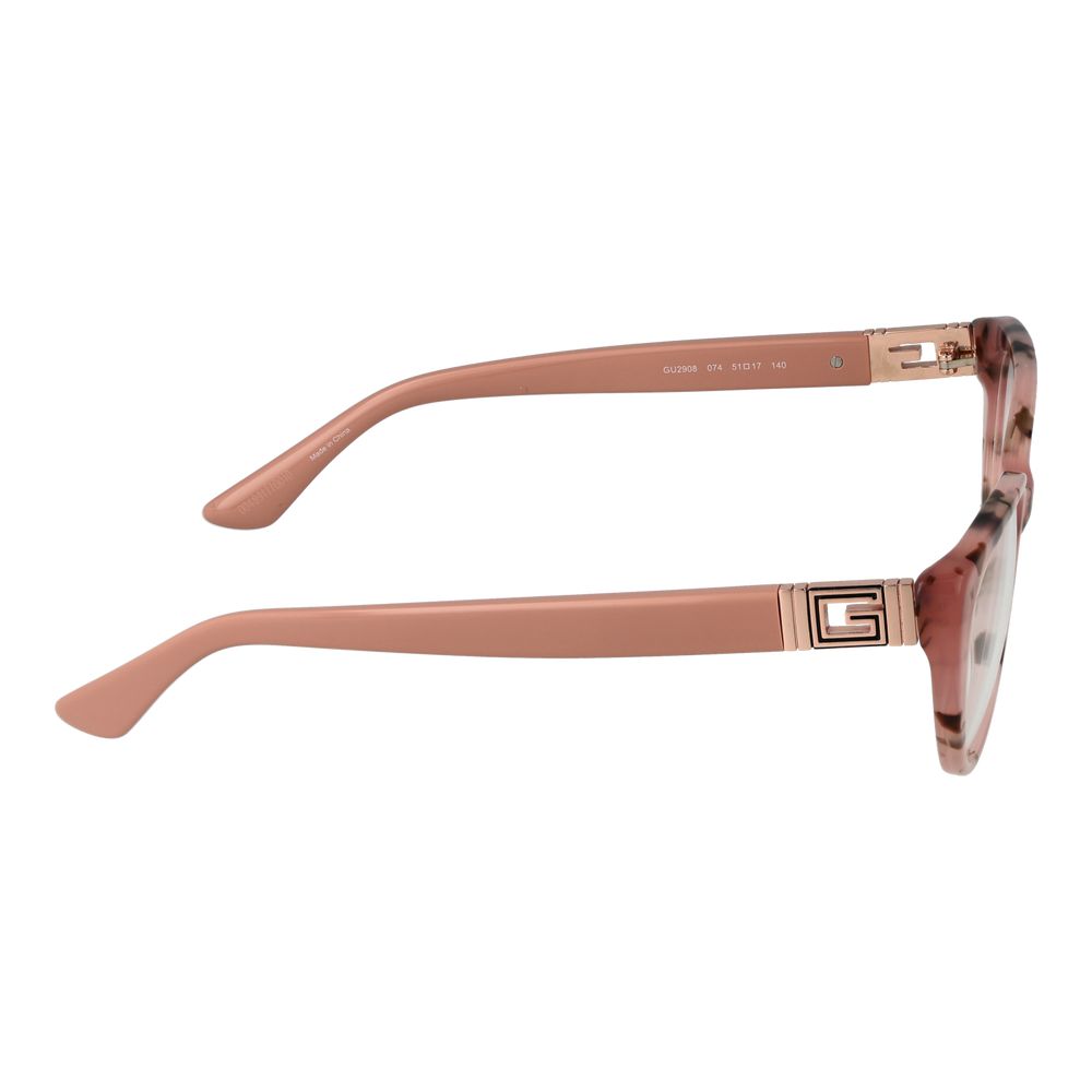 إطارات نظارات نسائية باللون الوردي من Guess