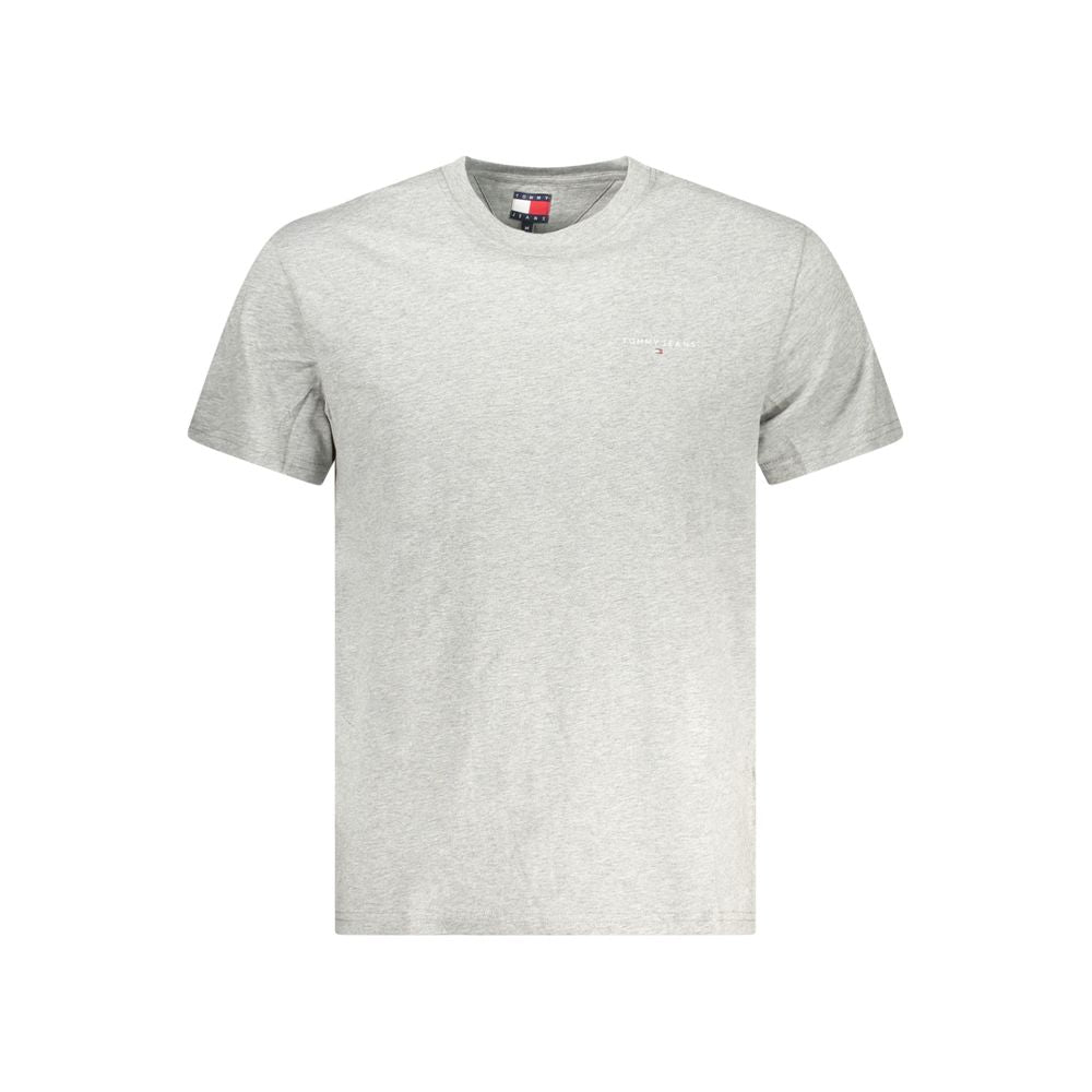 Tommy Hilfiger Grigio Cotton Men T-Shirt
