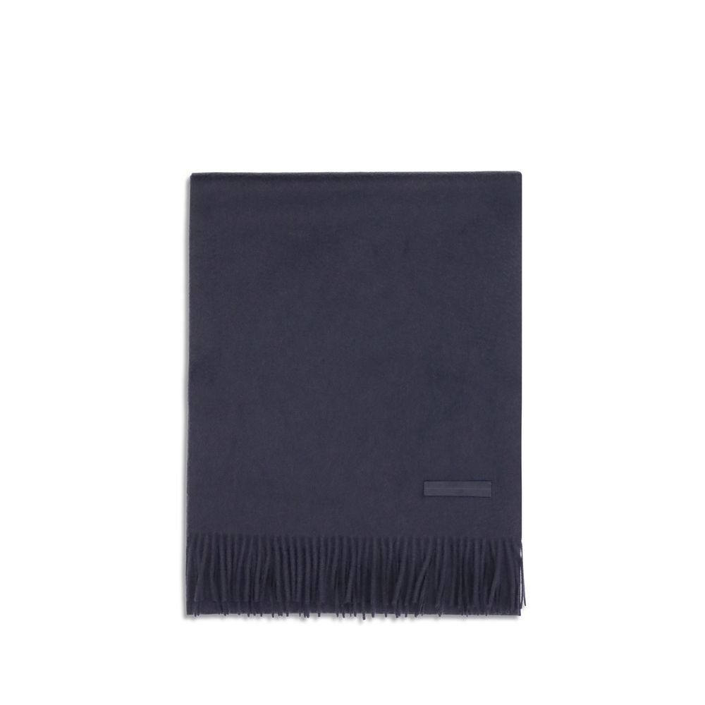 ZEGNA Blue Cashmere Scarf