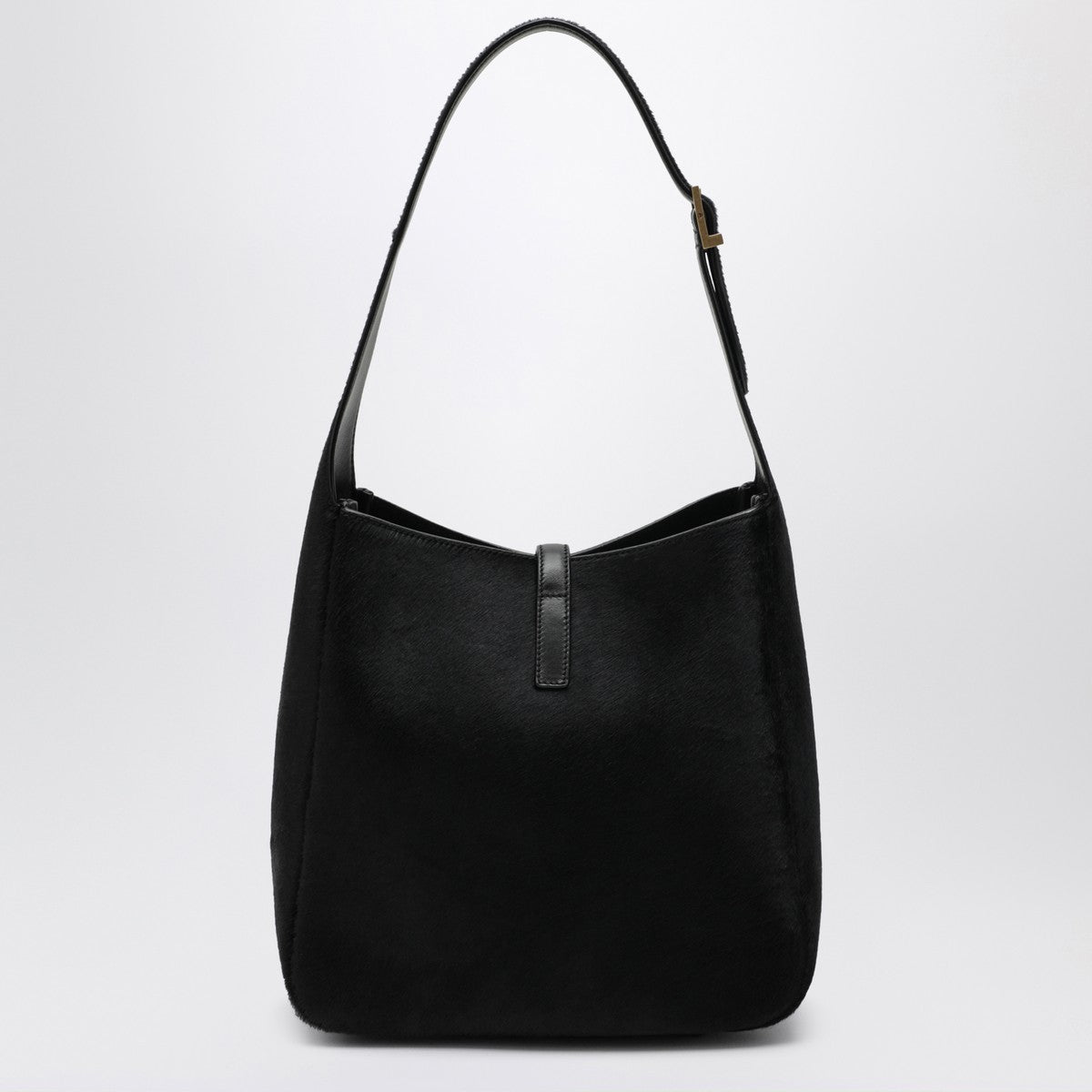 Saint Laurent Saint Laurent Black Le 5 À 7 shoulder bag in pony-effect leather