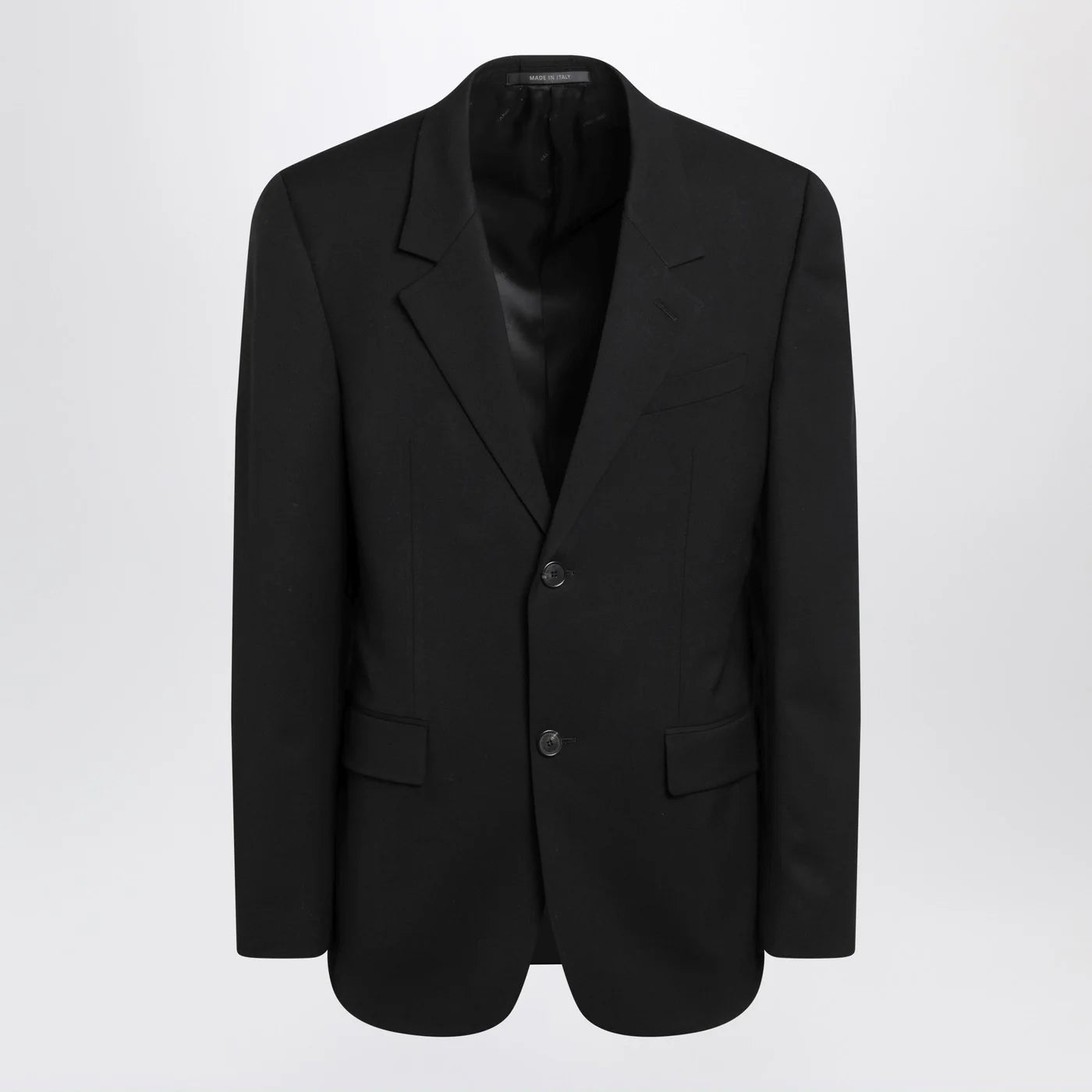 Balenciaga Black single-breasted wool jacket