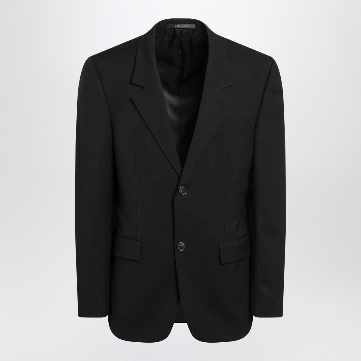 Balenciaga Balenciaga Single-breasted black wool jacket