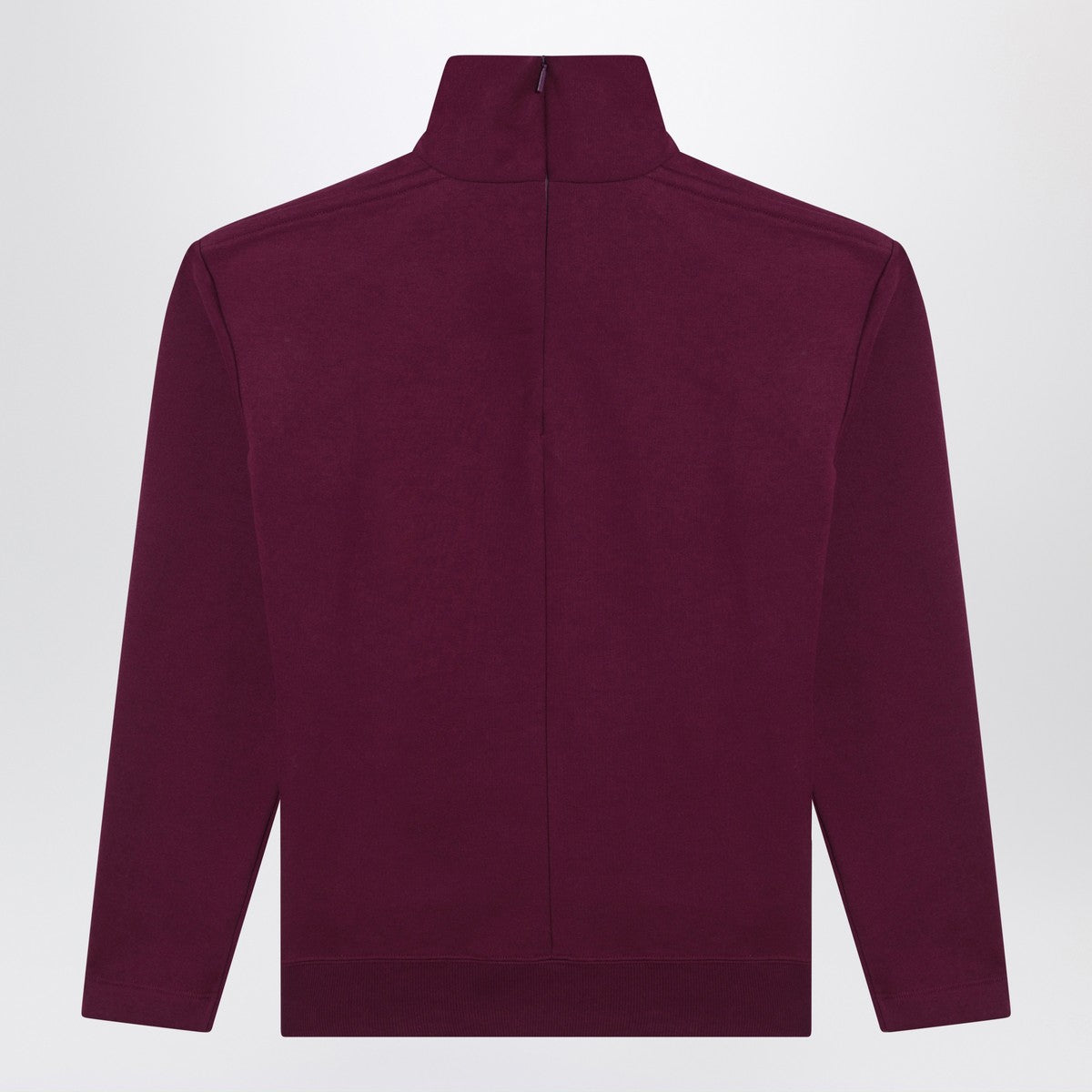 Saint Laurent Saint Laurent Boxy purple cotton sweater