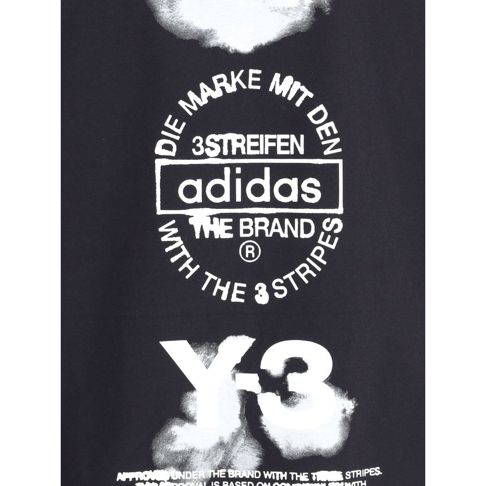 تي شيرت Y-3 بطبعة ماكسي