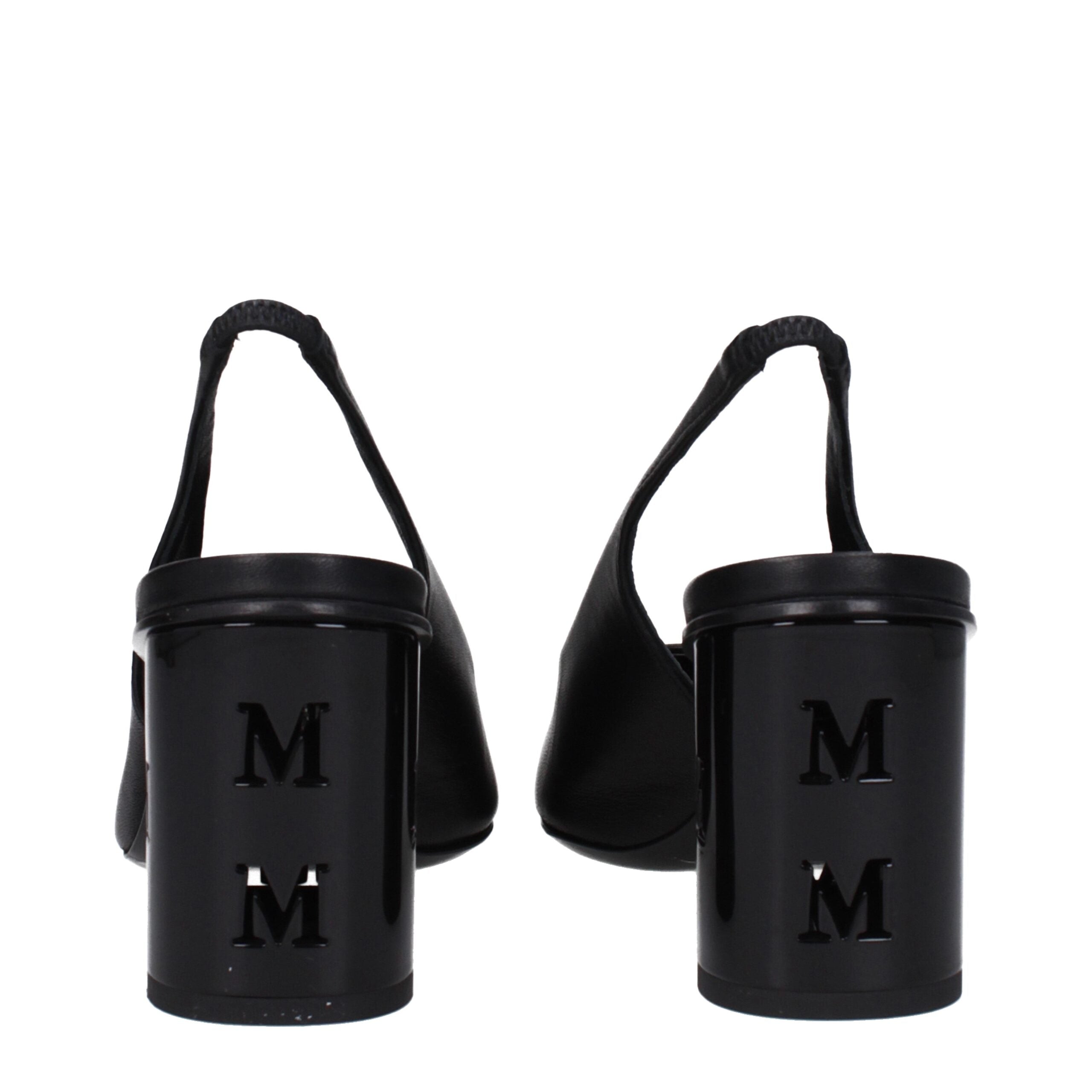 Max Mara Black Leather Pumps