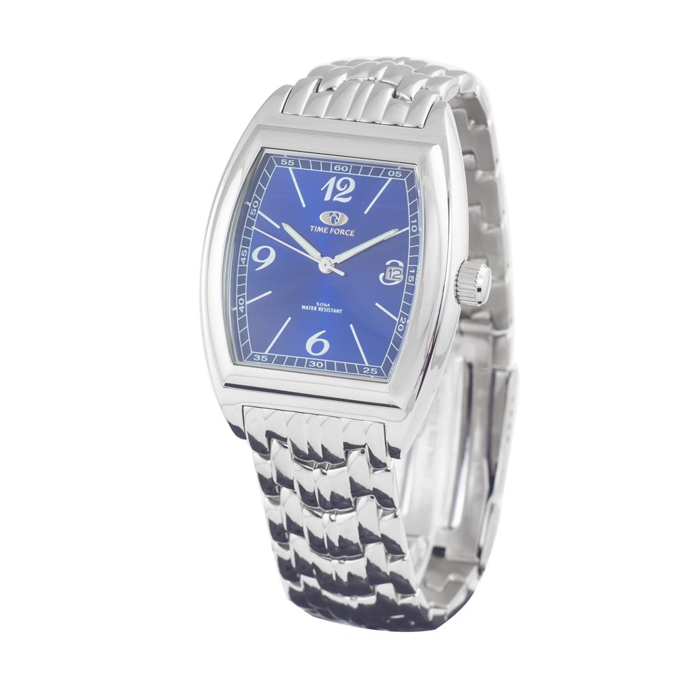 Time Force Silver Stainless Steel Dress Watch