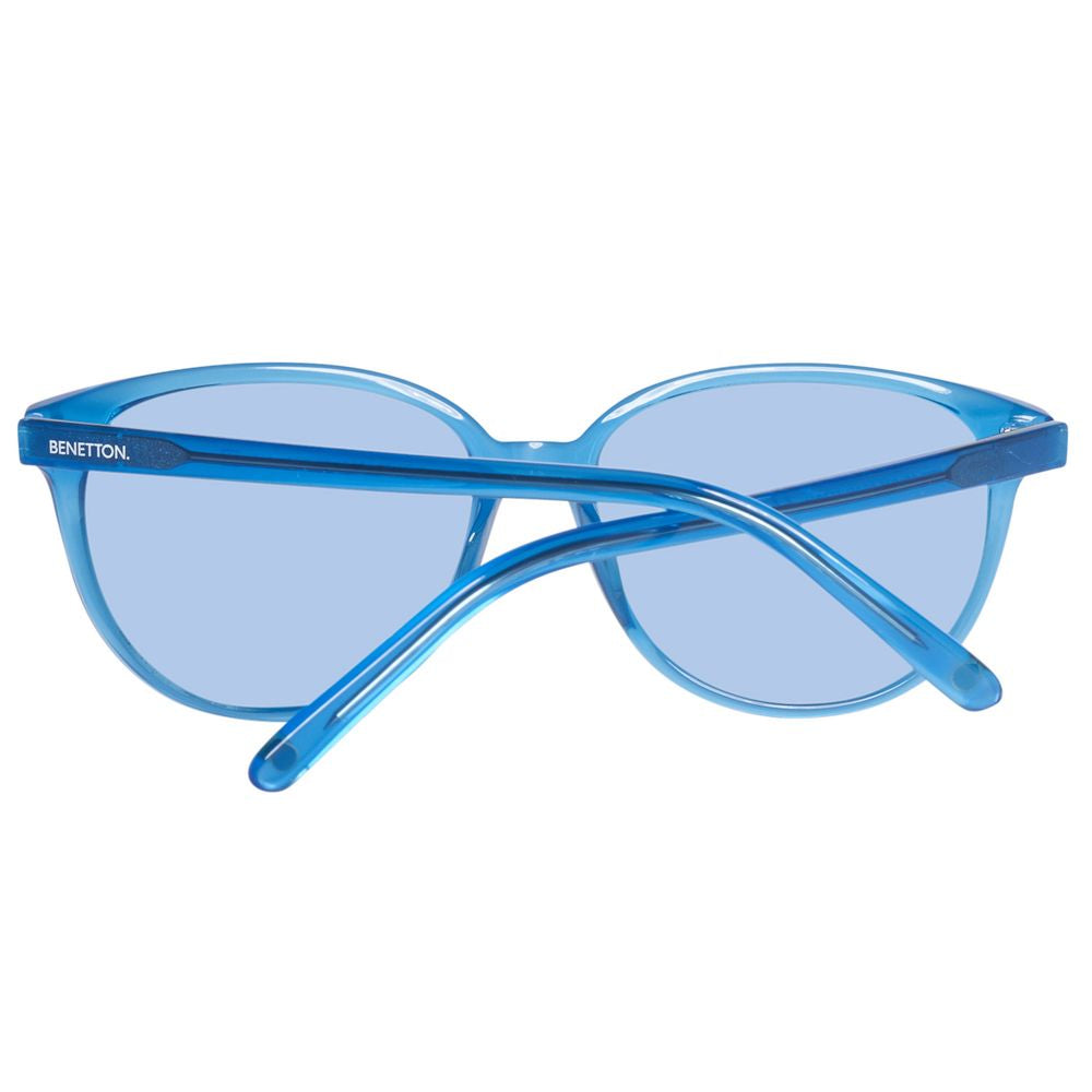 Benetton Blue Plastic Sunglasses - Luxe Marca
