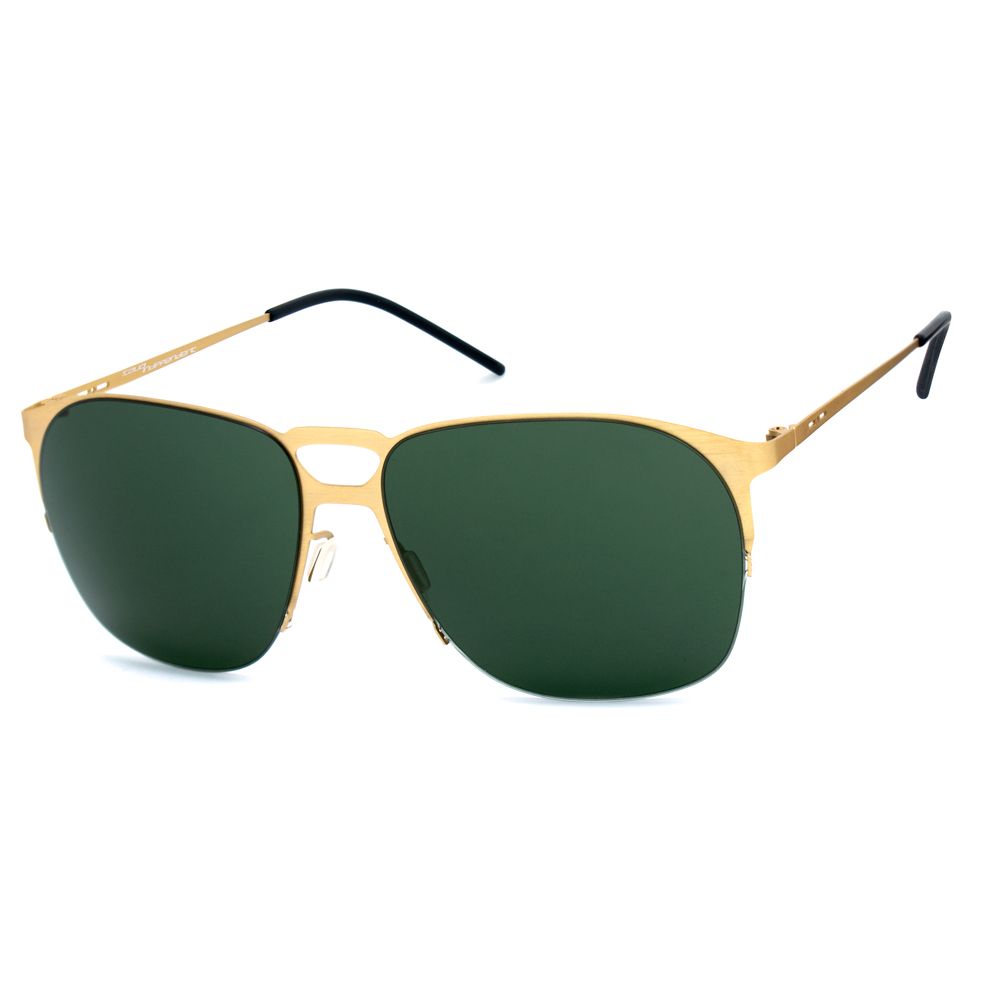 Italia Independent Gold Metal Sunglasses - Luxe Marca