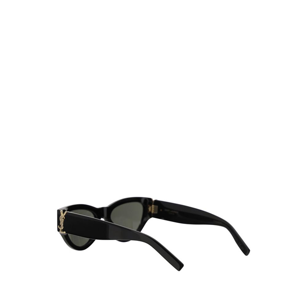 Saint Laurent Black Acetate Sunglasses