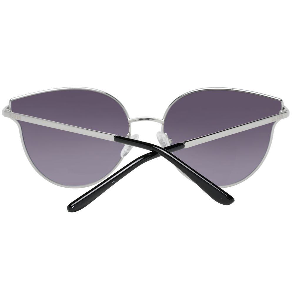 نظارات شمسية نسائية فضية من Guess