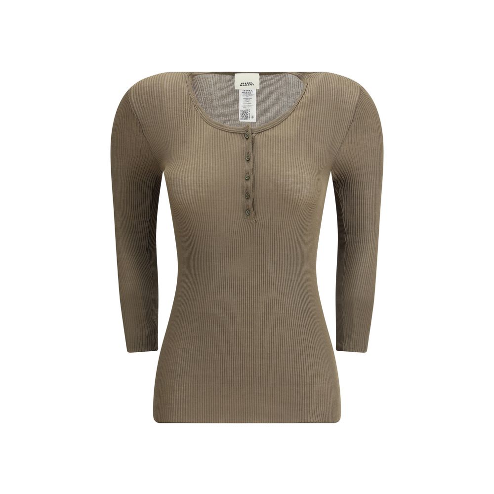 Isabel Marant Bicolor Cotton Top