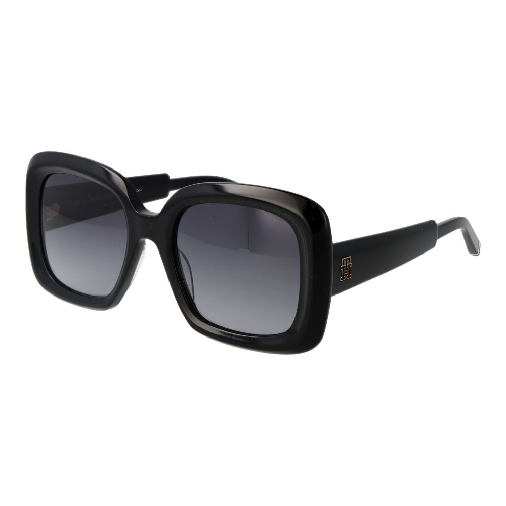 Tommy Hilfiger Black Acetate Sunglasses - Luxe Marca
