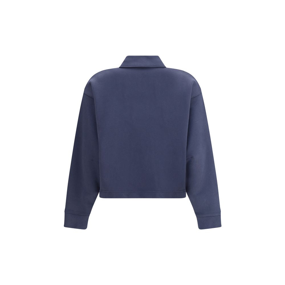 Maison Kitsuné Blue Cotton Sweatshirt