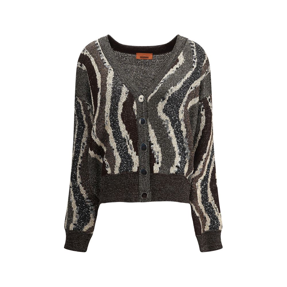 Missoni Brown Viscose Cardigan