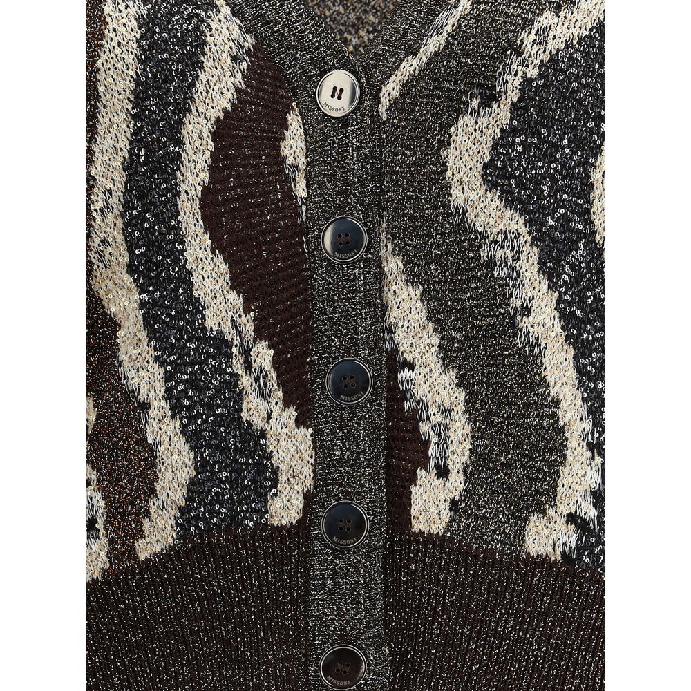 Missoni Brown Viscose Cardigan