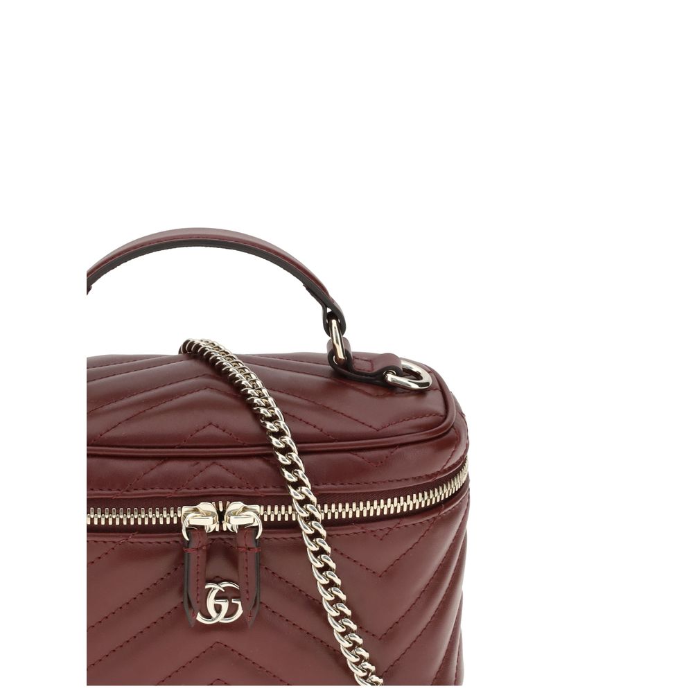 Gucci Bordeaux Calf Leather Bos Taurus Shoulder Bag