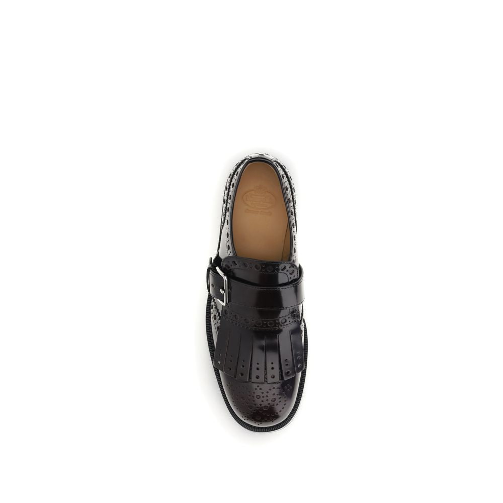 Church's Bordeaux Leather Oxfords And Derbies
