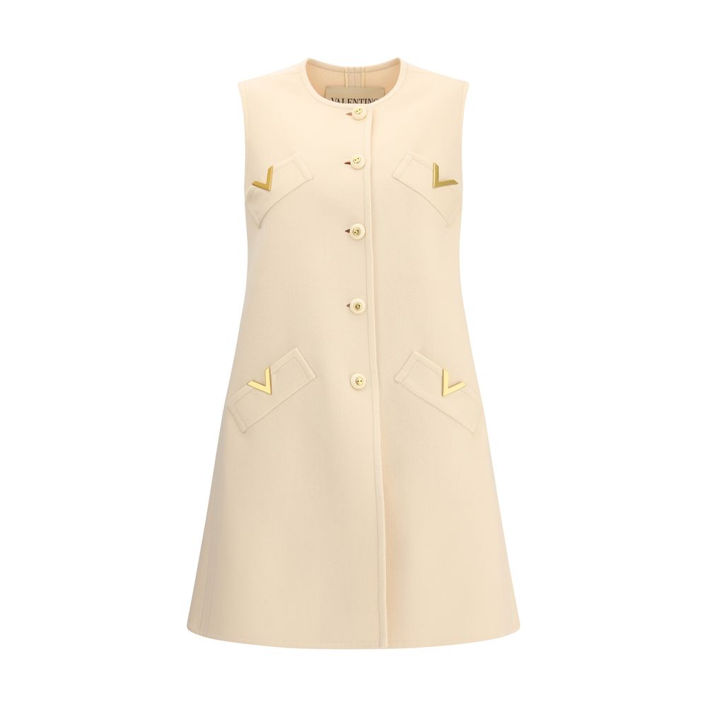 Valentino Cream Fleece Wool Clothing
