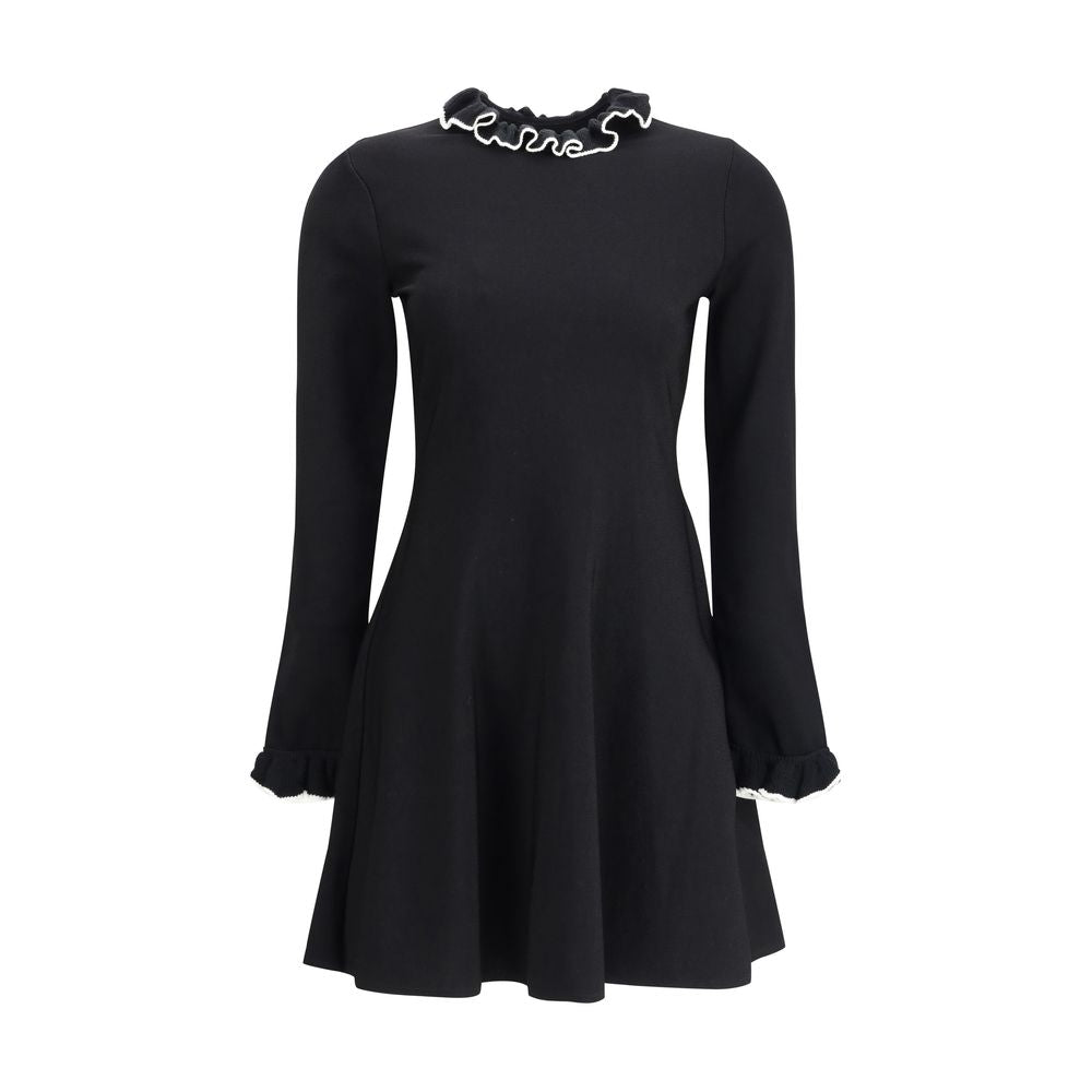 Valentino Black Viscose Casual Dress - Luxe Marca