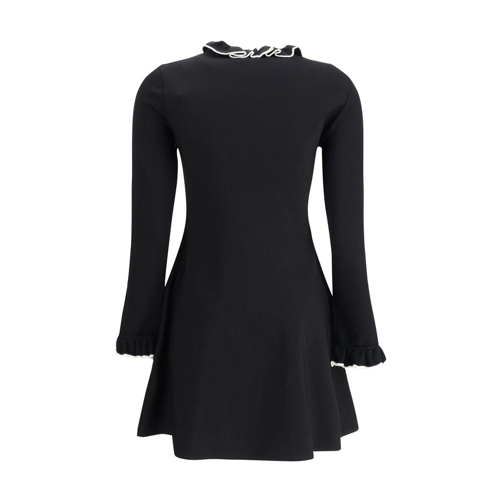 Valentino Black Viscose Casual Dress - Luxe Marca