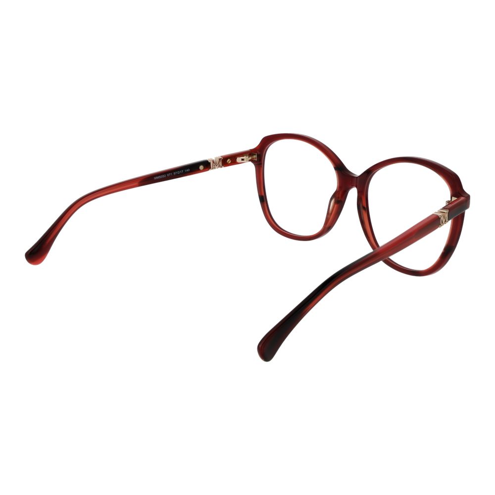 Max Mara Burgundy Plastic Glasses (Frames) - Luxe Marca