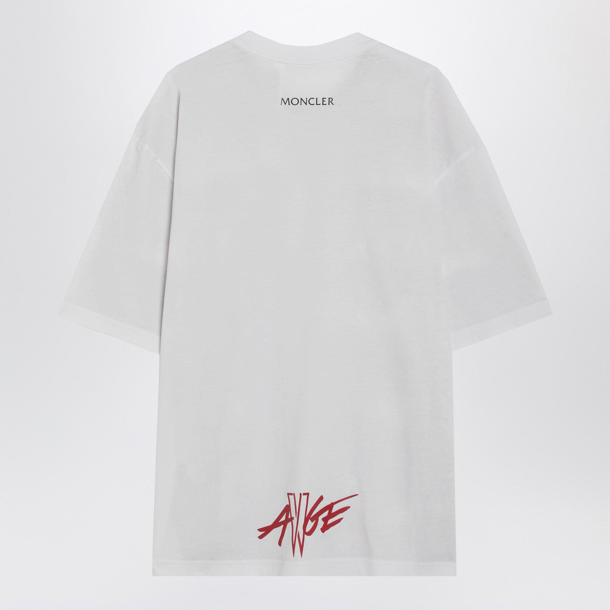 Moncler X A$AP Rocky Red cotton T-shirt with digital print