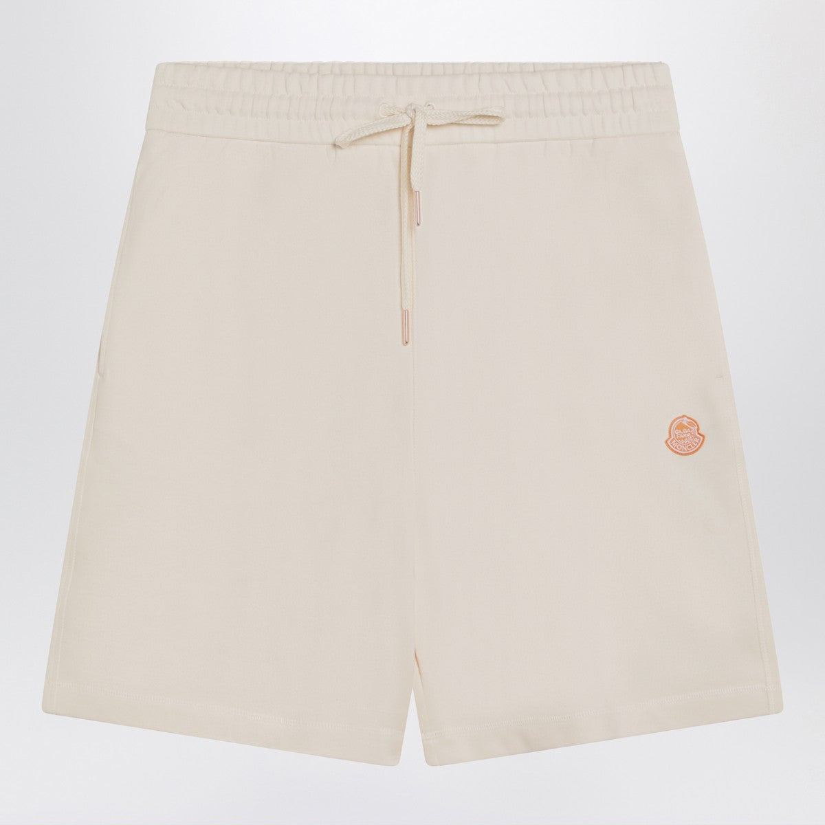 Moncler Genius Moncler Genius Ivory white cotton shorts